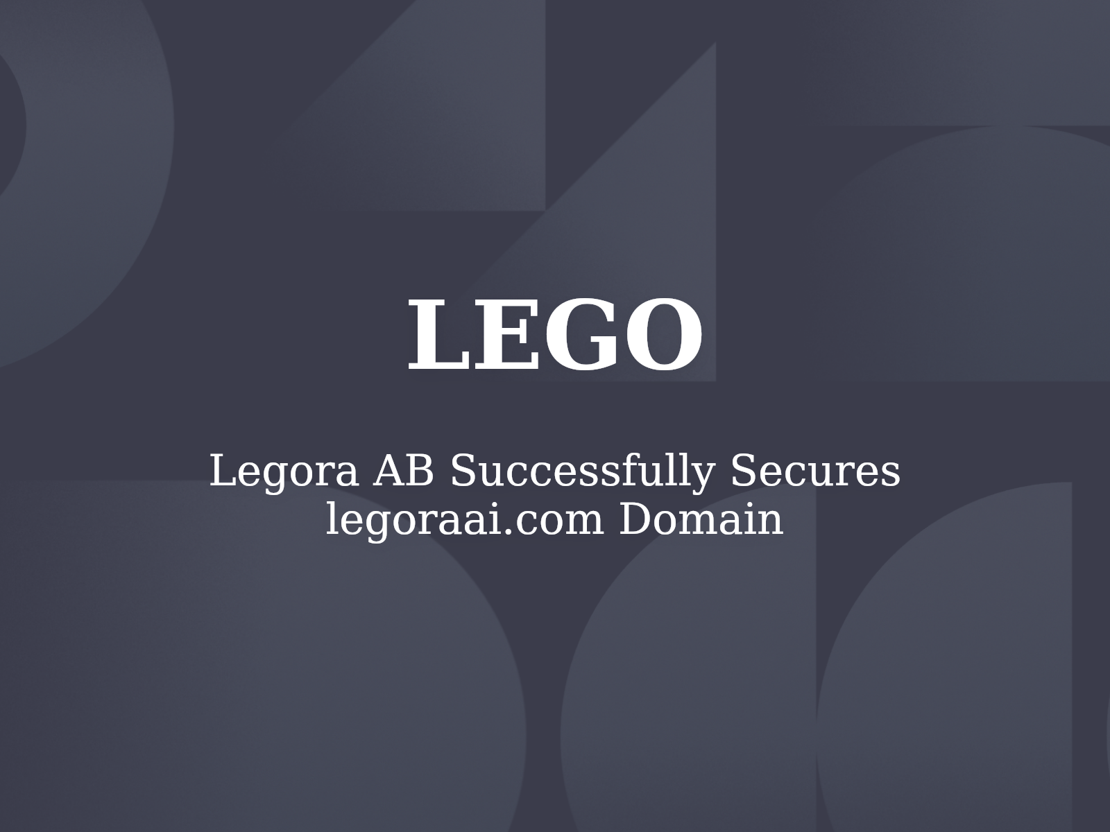Legora AB Successfully Secures legoraai.com Domain