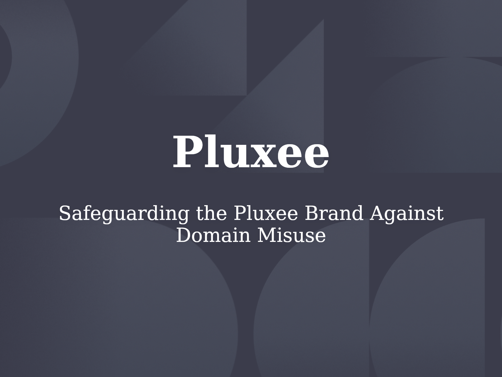 Safeguarding the Pluxee Brand Against Domain Misuse