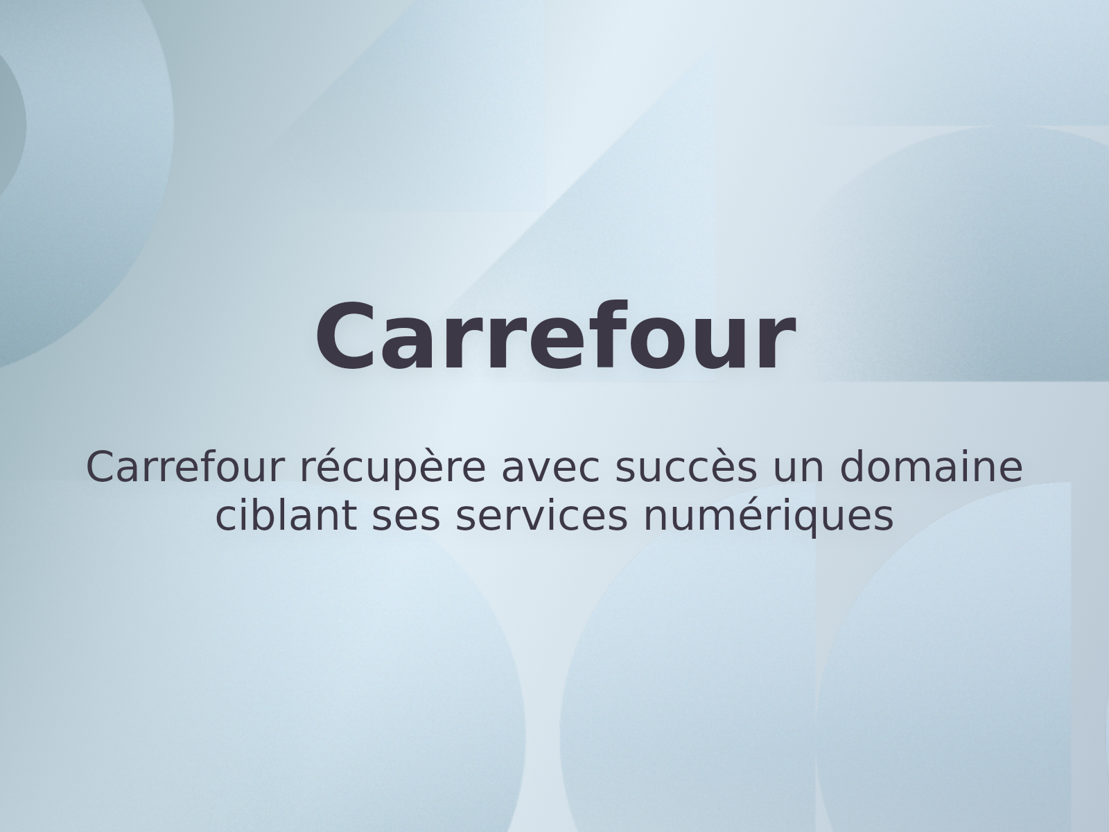 Carrefour Successfully Reclaims Domain Targeting Digital Services