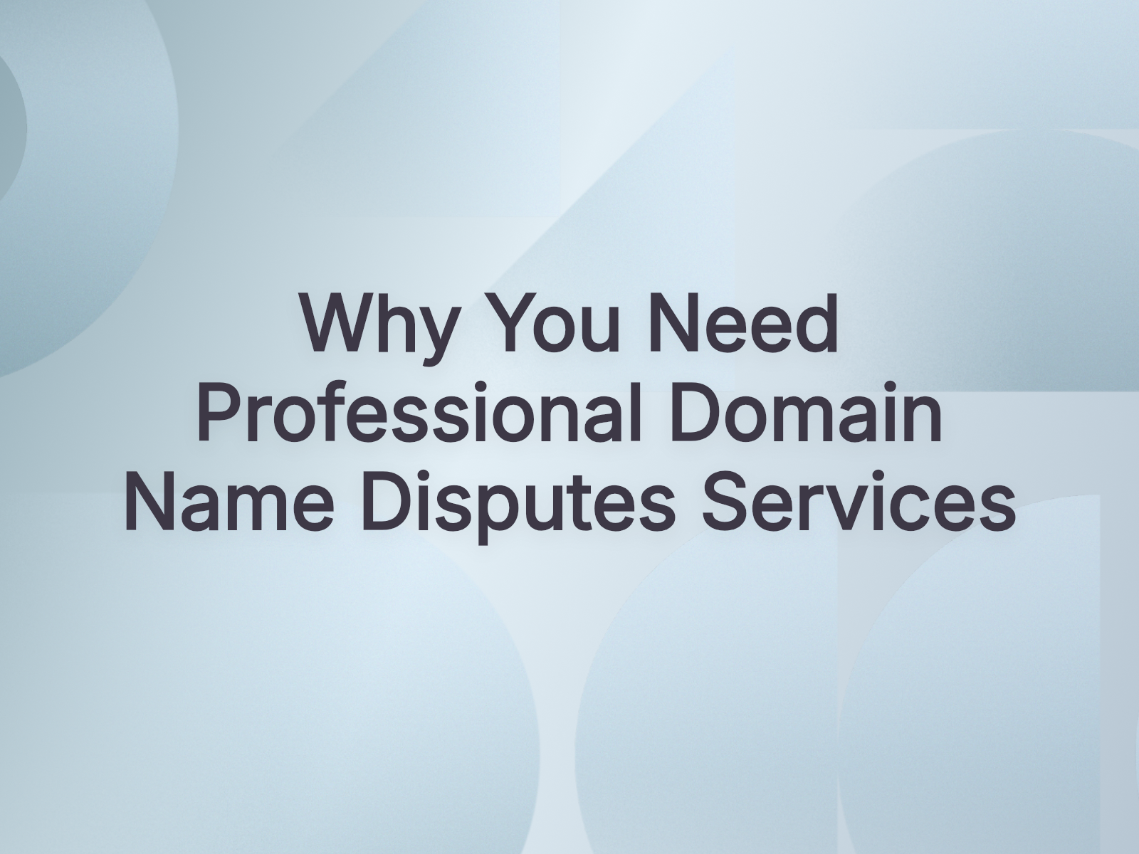 Why You Need Professional Domain Name Disputes Services