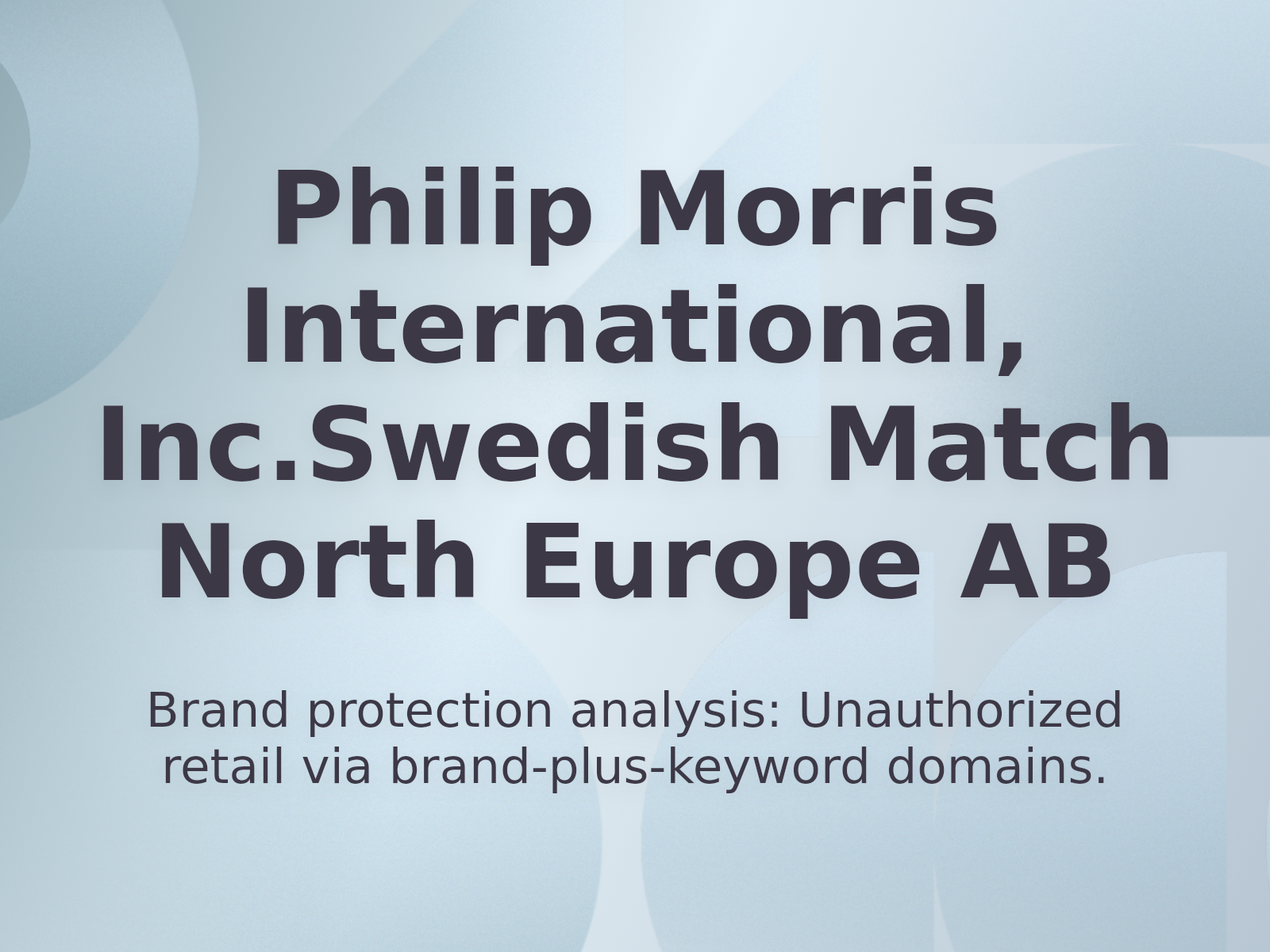 Brand protection analysis: Unauthorized retail via brand-plus-keyword domains.