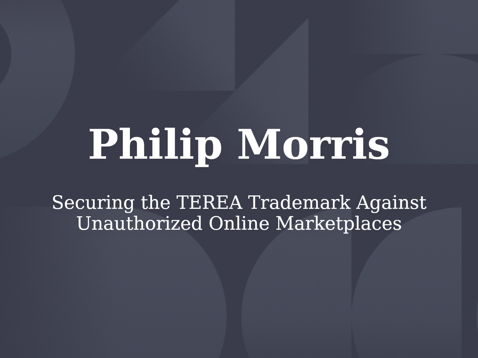 Securing the TEREA Trademark Against Unauthorized Online Marketplaces