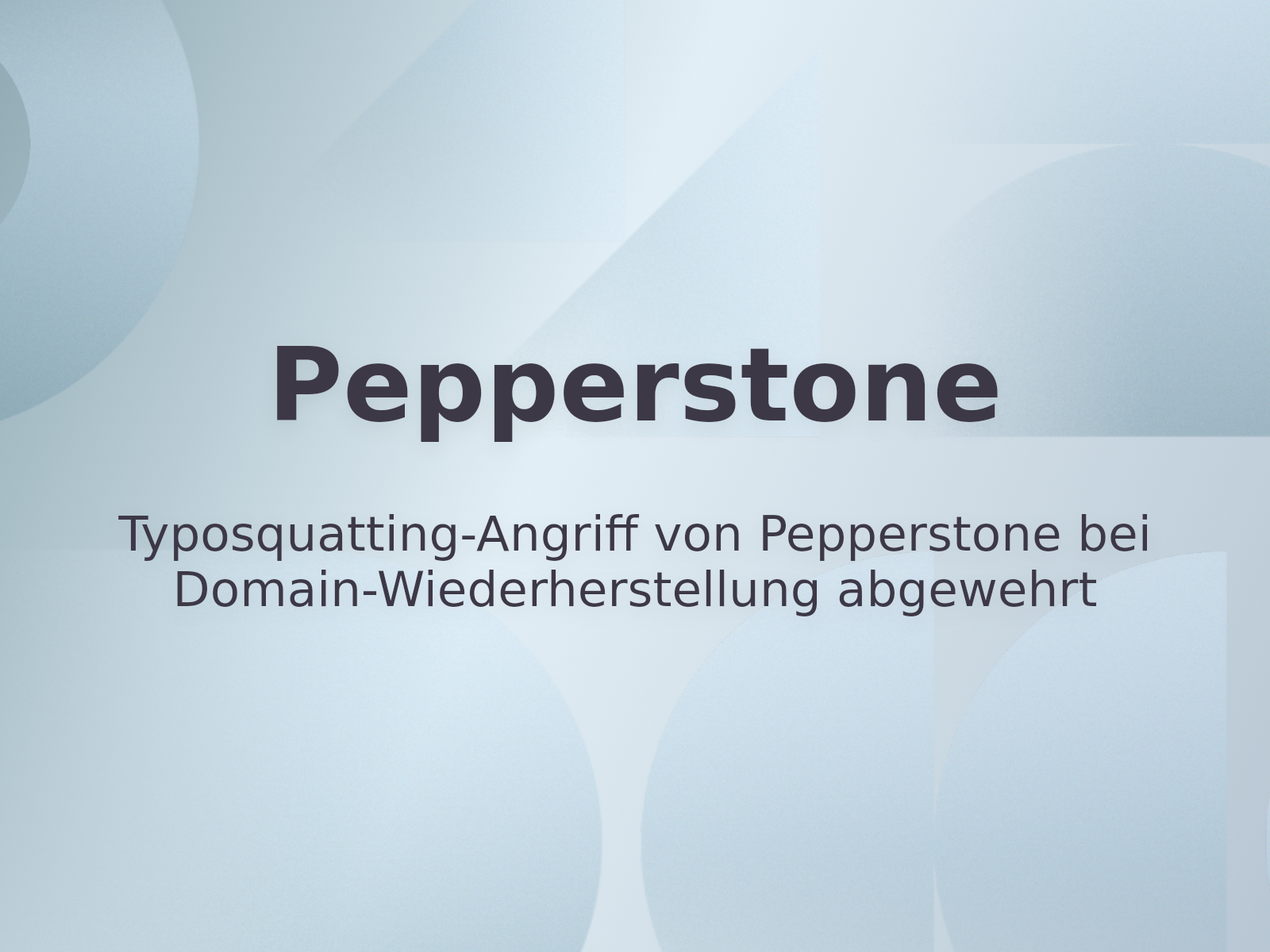 Typosquatting-Angriff von Pepperstone bei Domain-Wiederherstellung abgewehrt