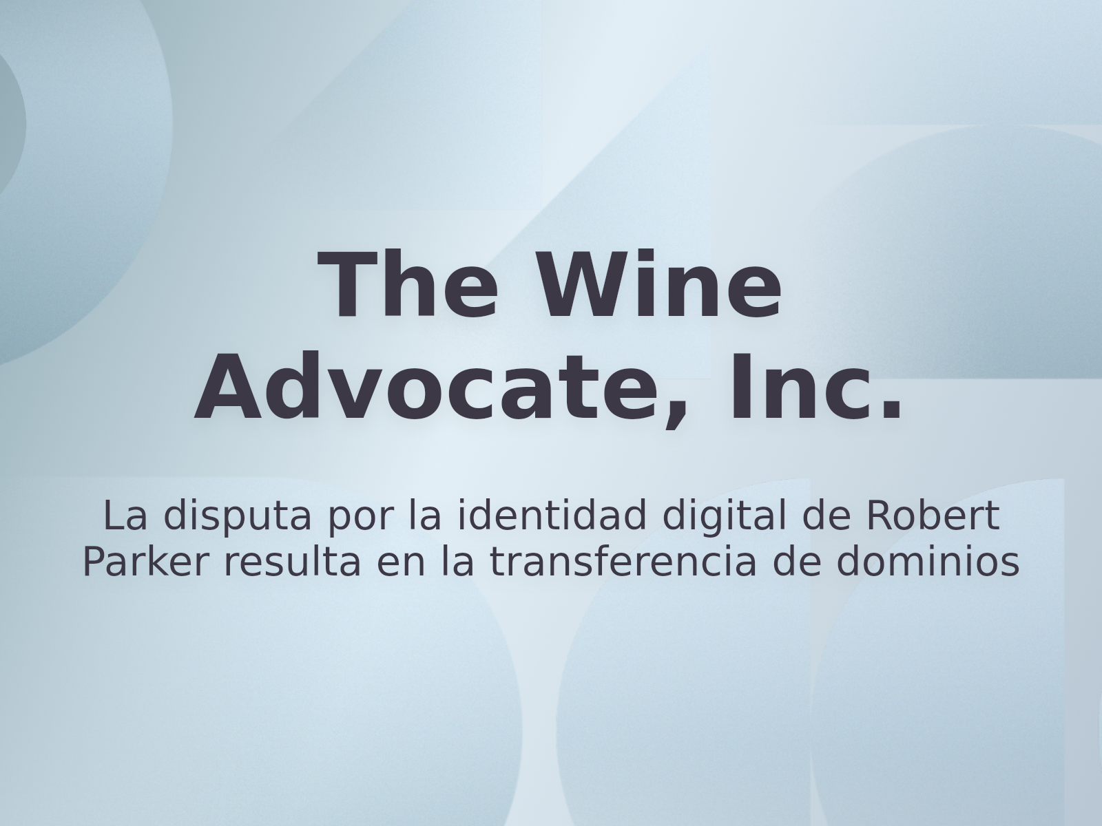 La disputa por la identidad digital de Robert Parker resulta en la transferencia de dominios