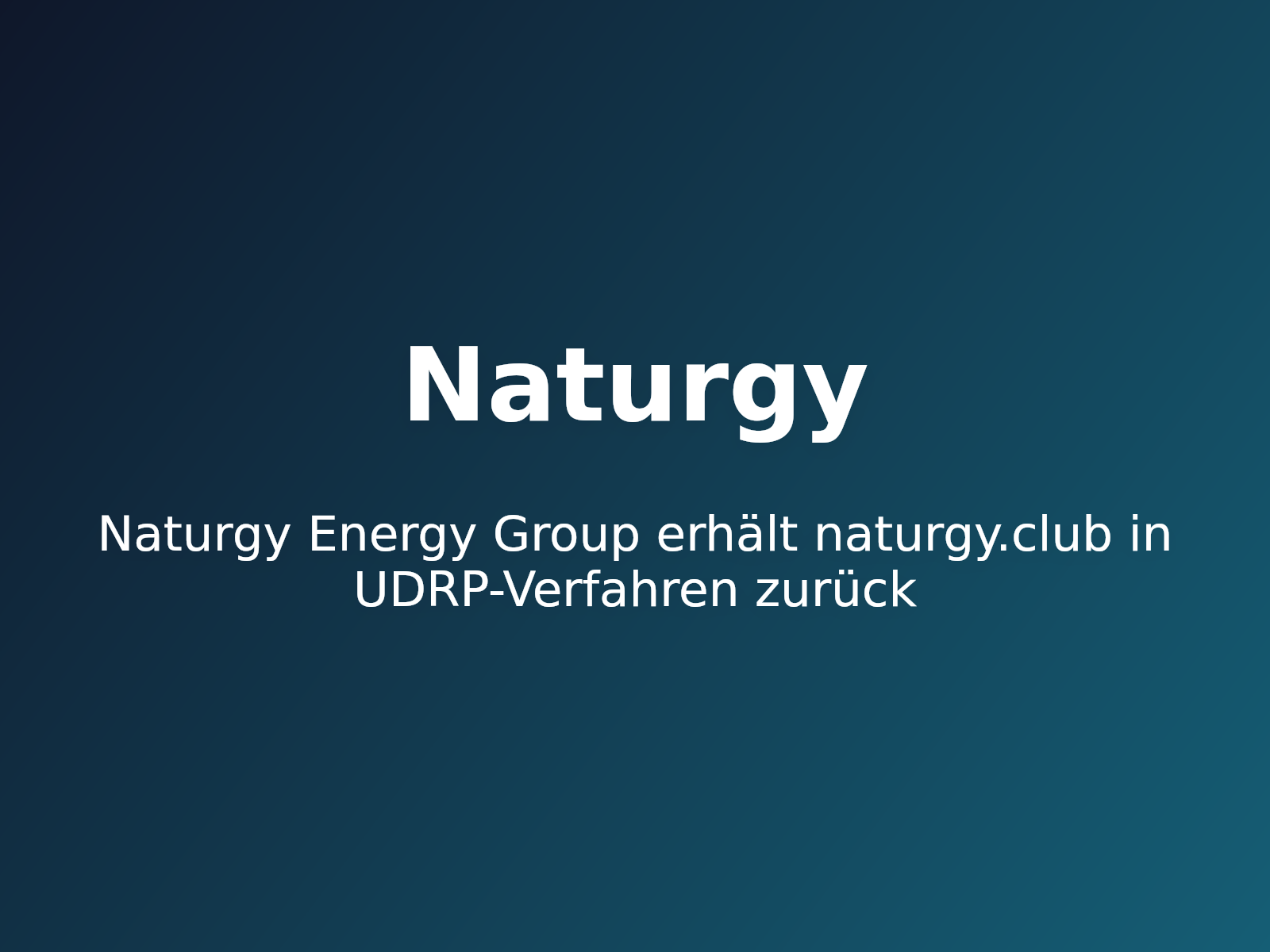 Naturgy Energy Group erhält naturgy.club in UDRP-Verfahren zurück