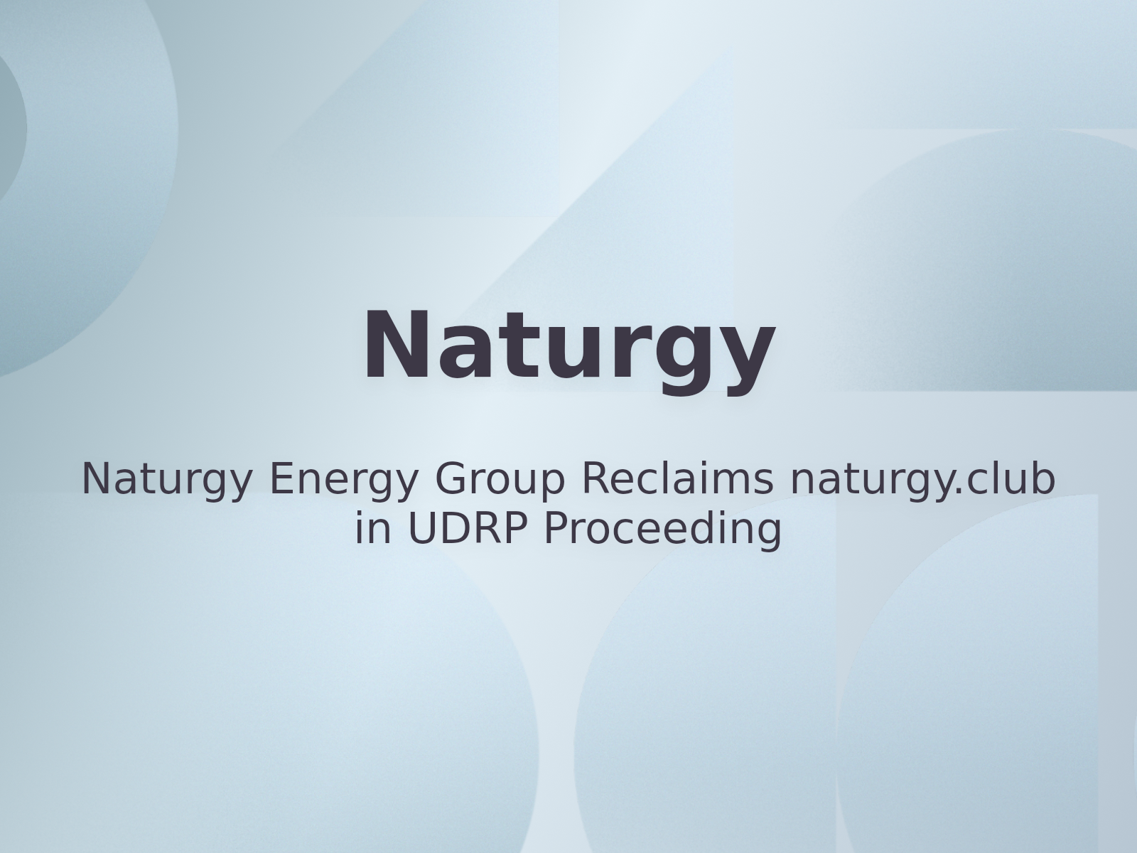 Naturgy Energy Group Reclaims naturgy.club in UDRP Proceeding