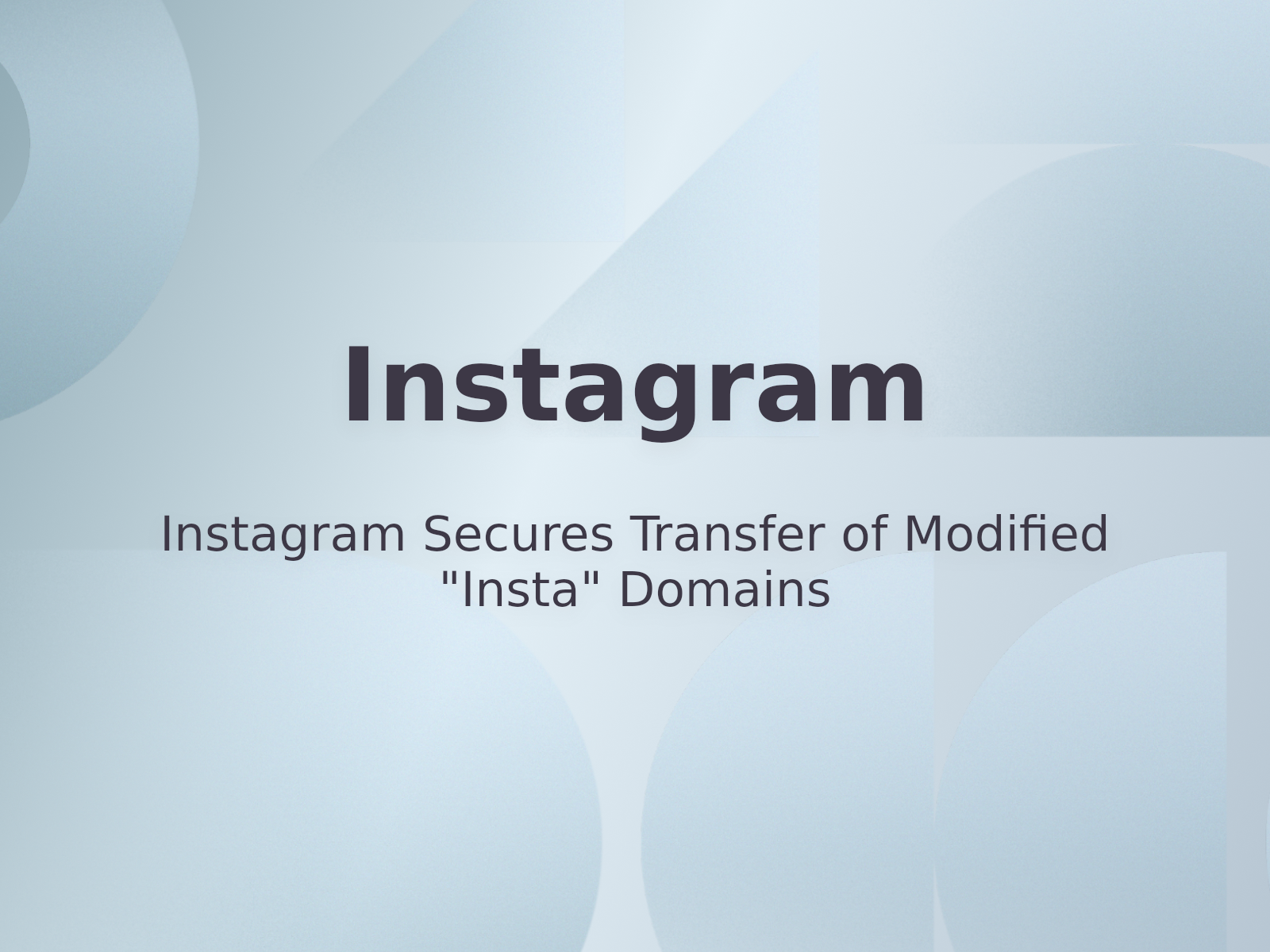 Instagram Secures Transfer of Modified “Insta” Domains
