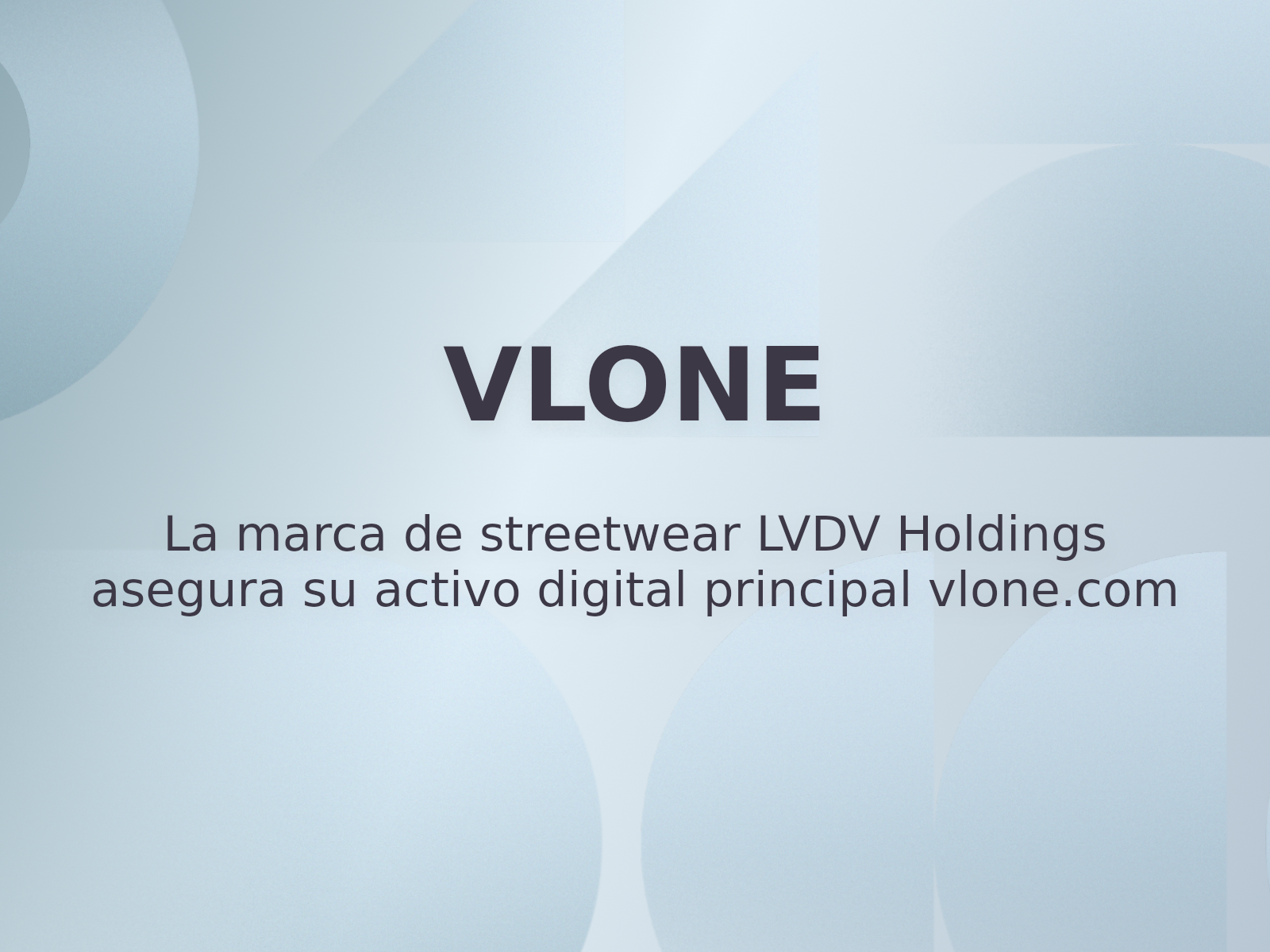 La marca de streetwear LVDV Holdings asegura su activo digital principal vlone.com