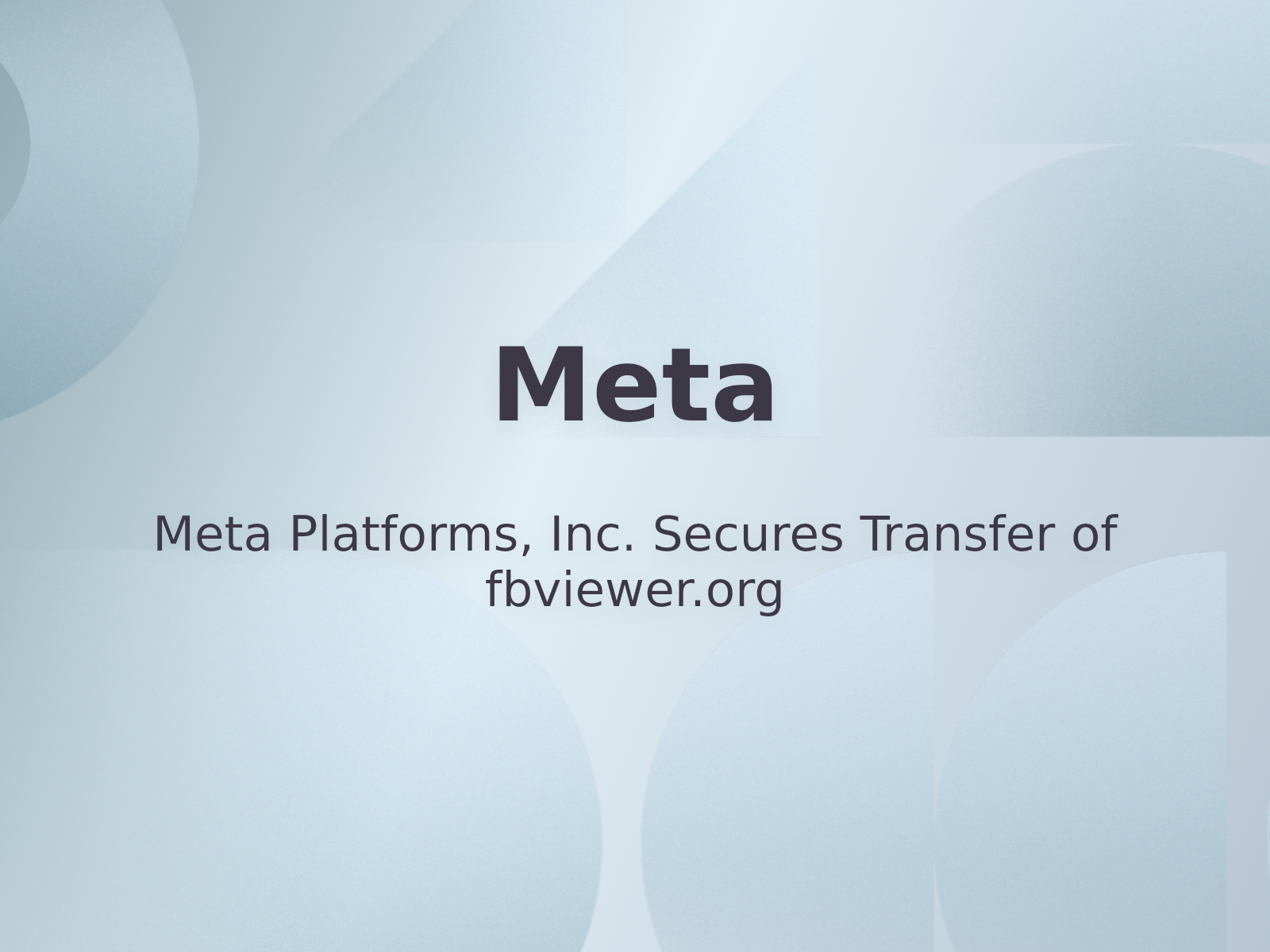 Meta Platforms, Inc. Secures Transfer of fbviewer.org