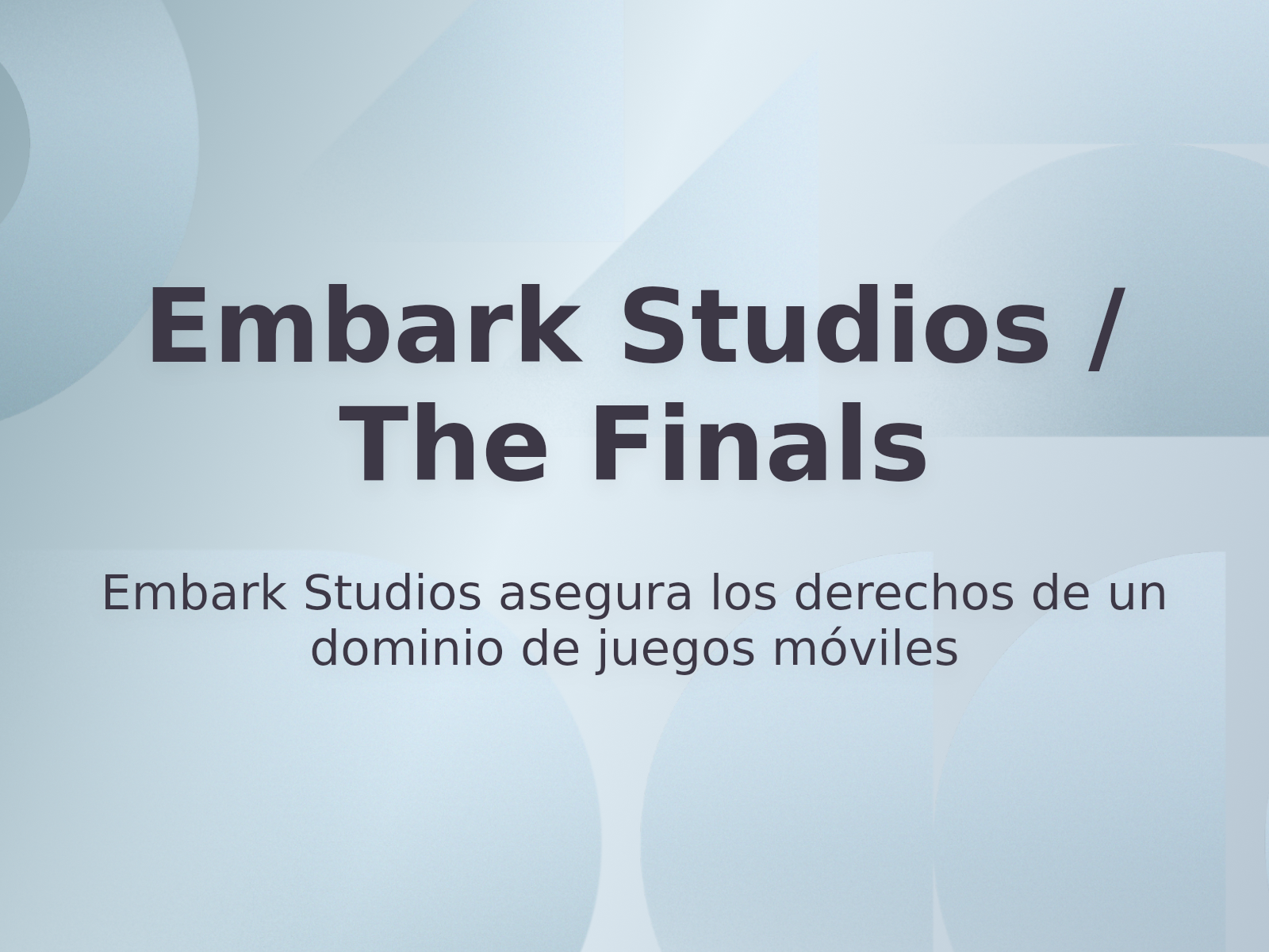 Embark Studios asegura los derechos de un dominio de juegos móviles