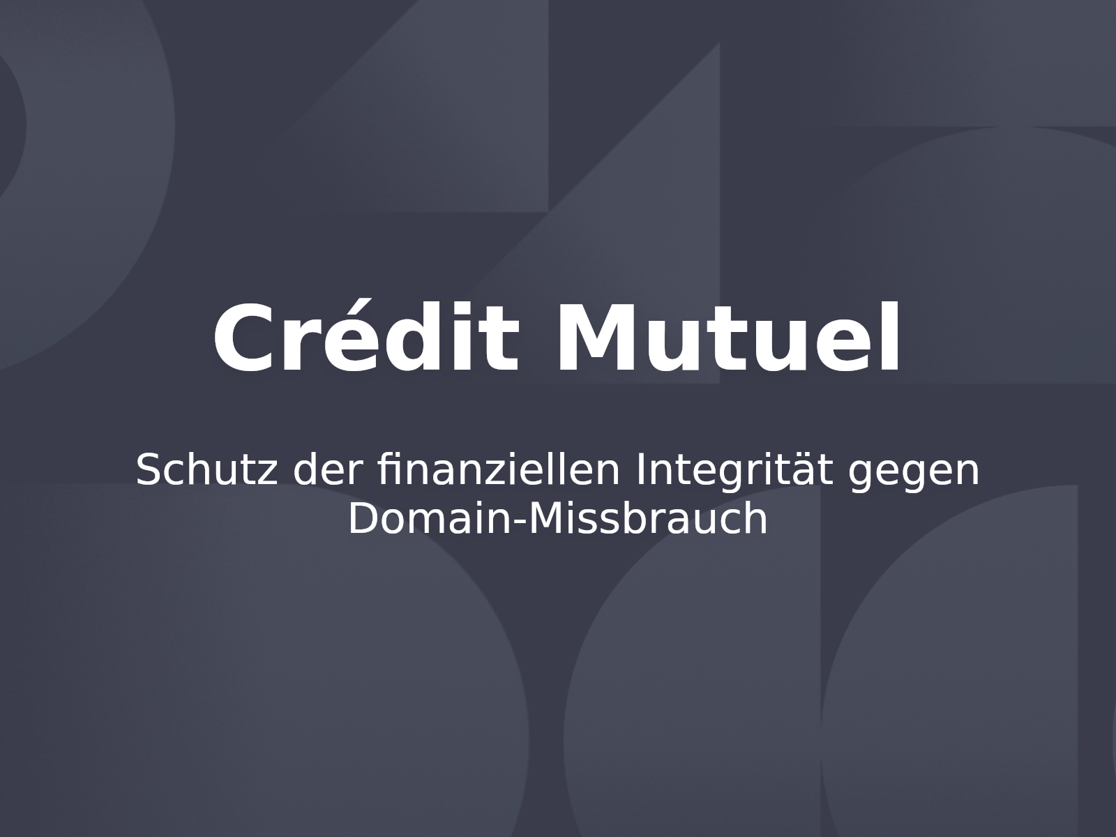 Schutz der finanziellen Integrität gegen Domain-Missbrauch