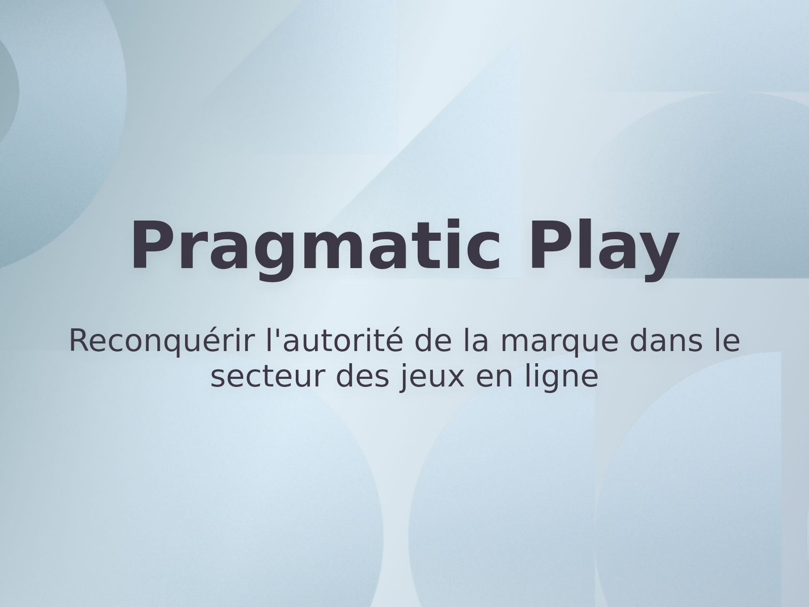 Reconquérir l’autorité de la marque dans le secteur des jeux en ligne