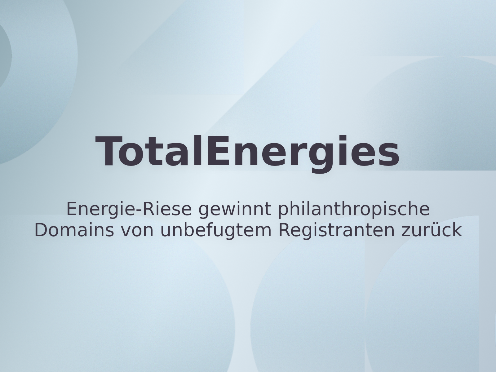 Energie-Riese gewinnt philanthropische Domains von unbefugtem Registranten zurück