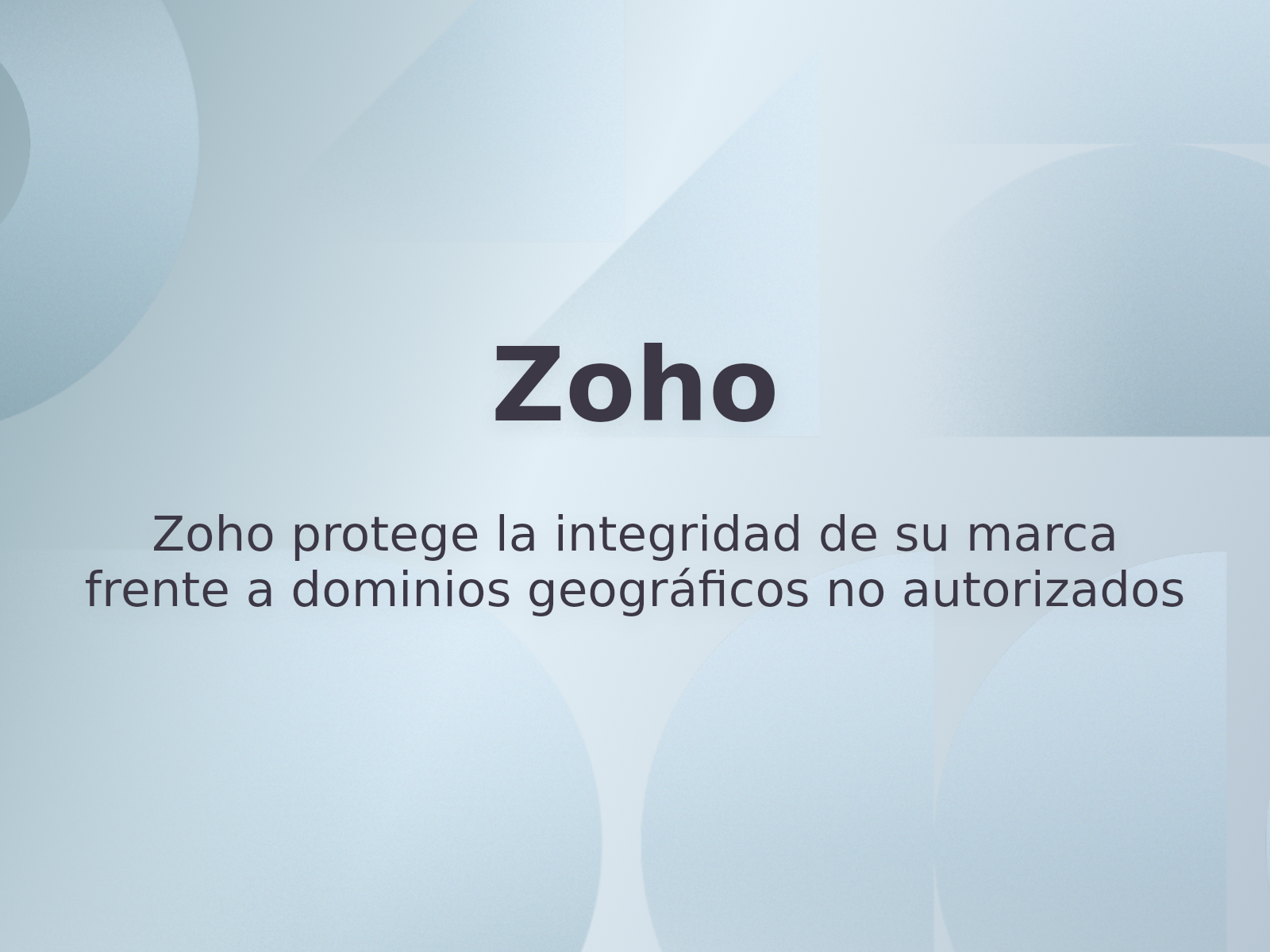 Zoho protege la integridad de su marca frente a dominios geográficos no autorizados