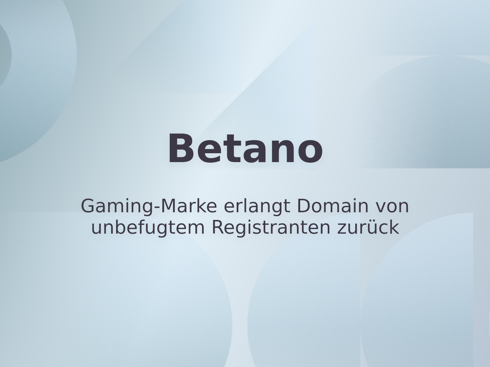 Gaming-Marke erlangt Domain von unbefugtem Registranten zurück