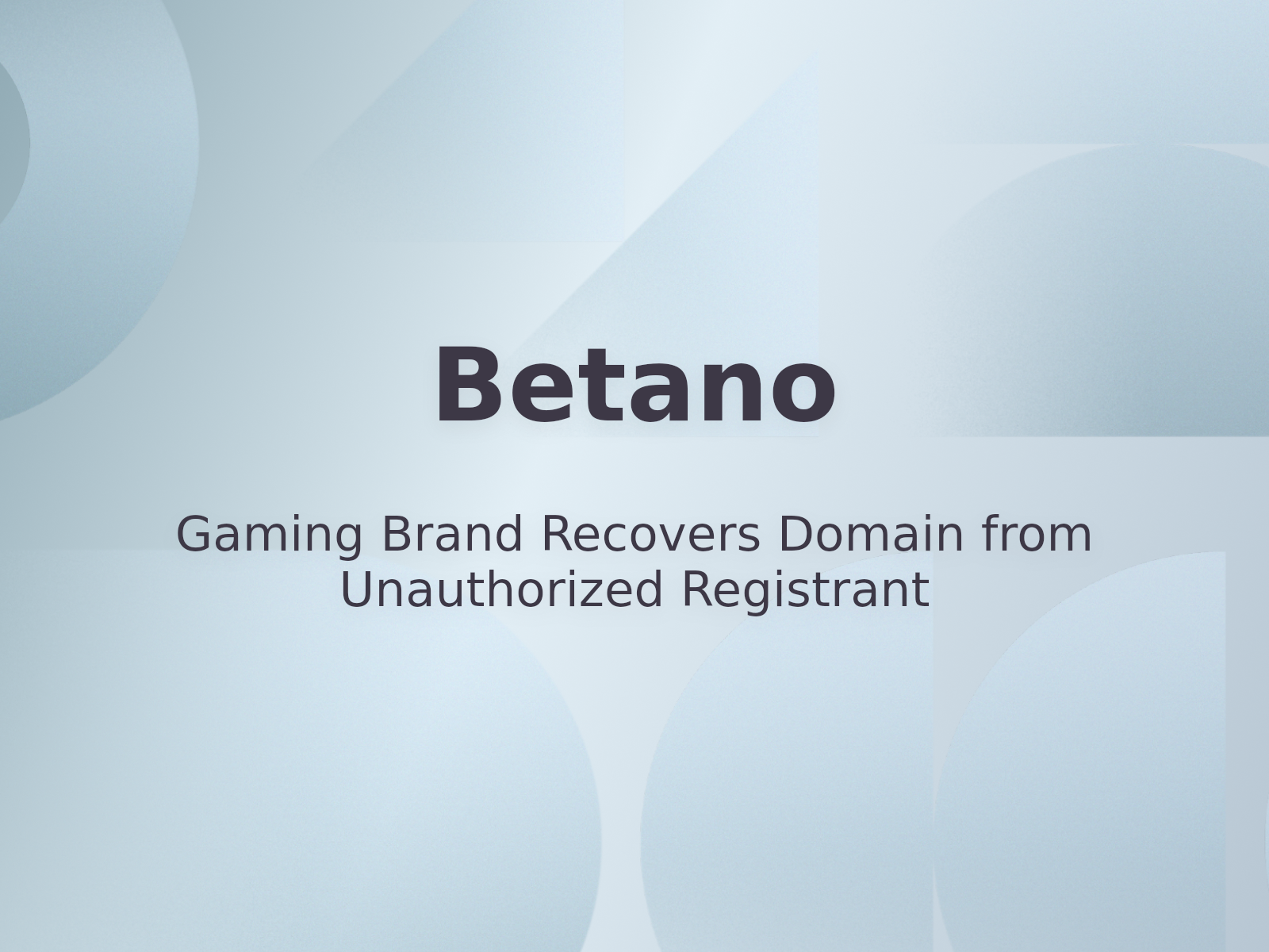 Gaming Brand Recovers Domain from Unauthorized Registrant