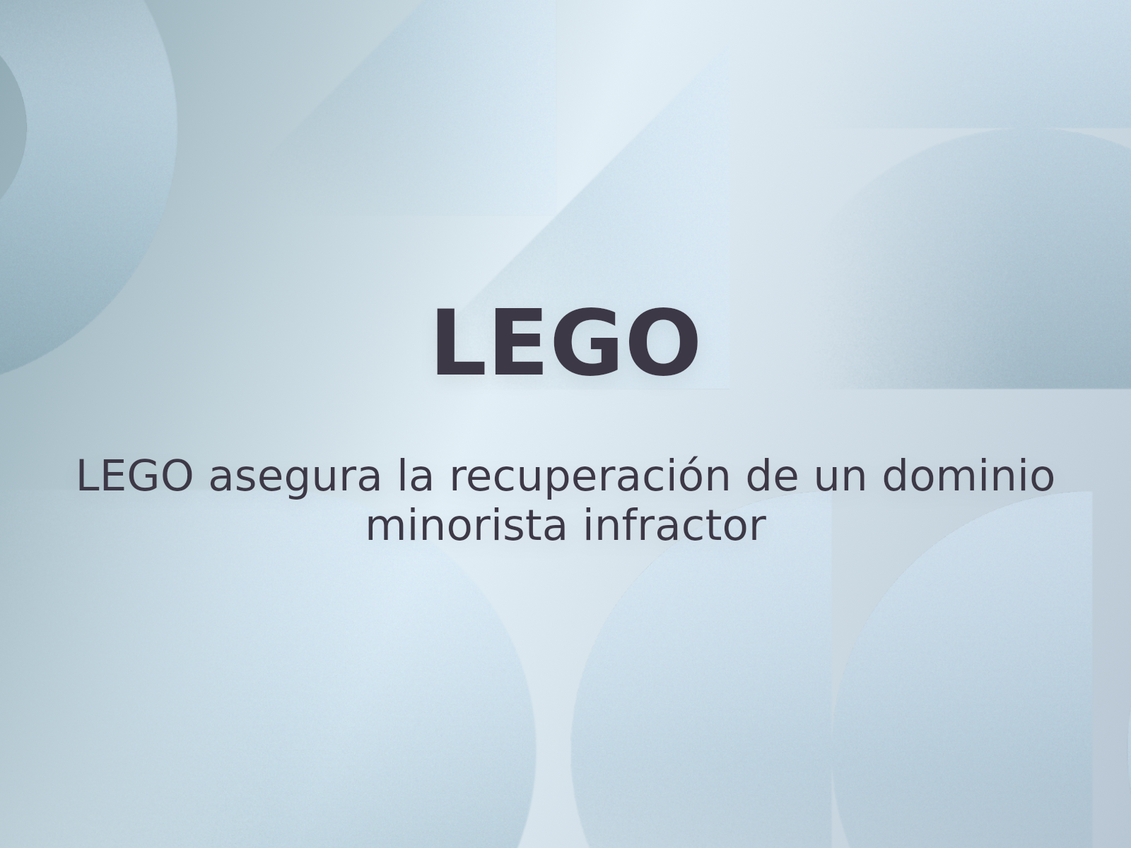 LEGO asegura la recuperación de un dominio minorista infractor