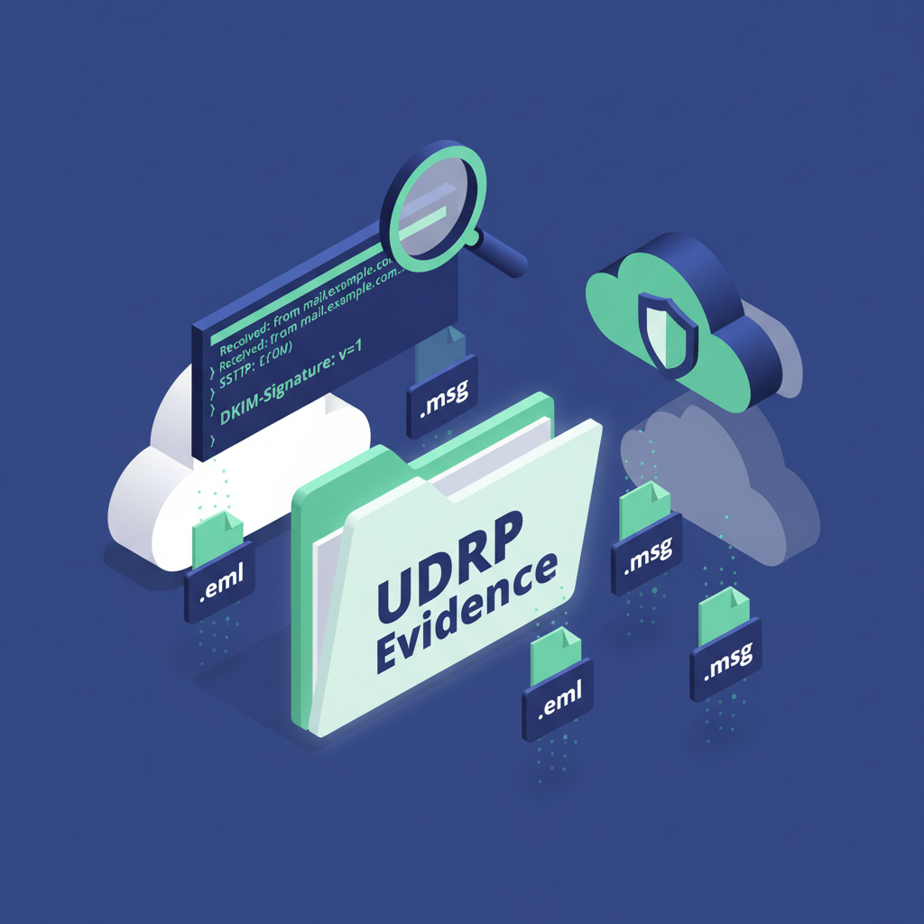 Step-by-step email preservation checklist illustration