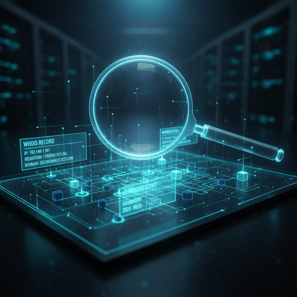Investigación digital de datos WHOIS para confirmar el registro de mala fe de un nombre de dominio