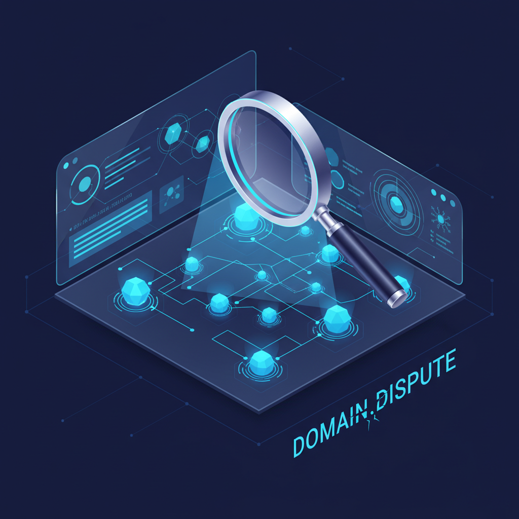 Sammlung digitaler Beweise und Analyse von Absichten bei Domainstreitigkeiten