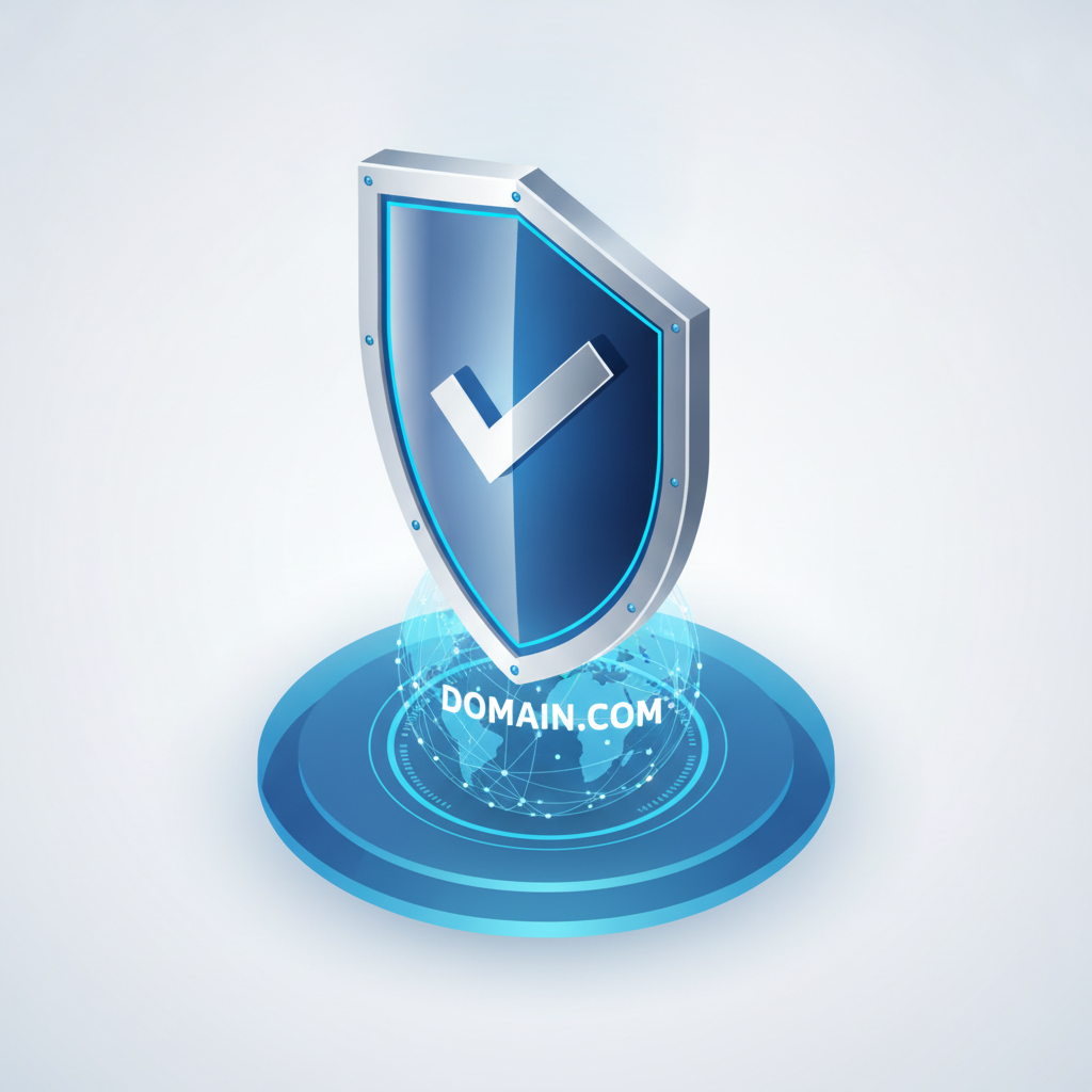 A 3D shield icon representing trademark rights and legal documentation