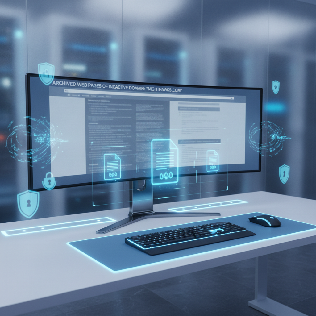 Digital investigation of an inactive domain name for legal evidence