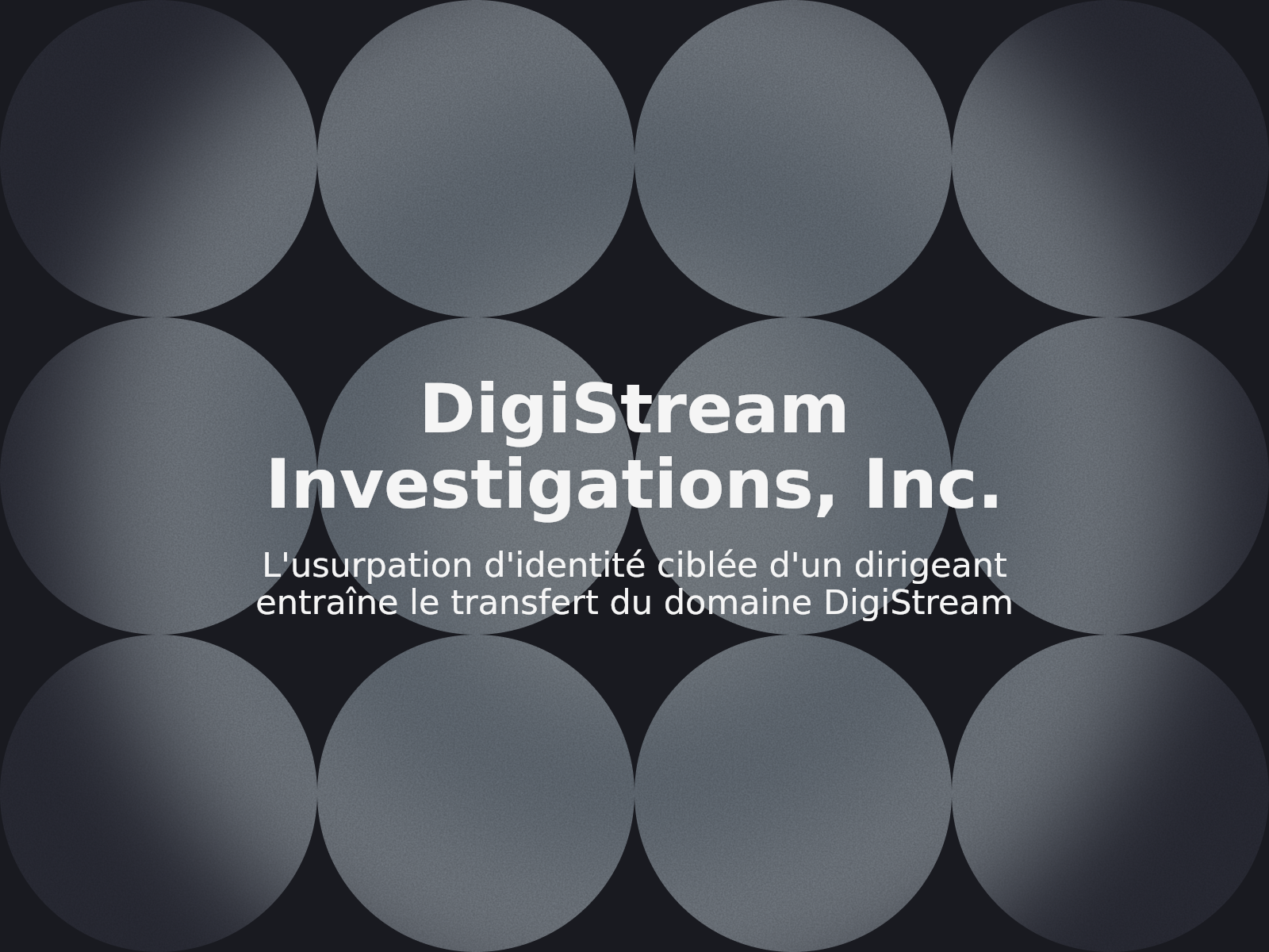 L’usurpation d’identité ciblée d’un dirigeant entraîne le transfert du domaine DigiStream