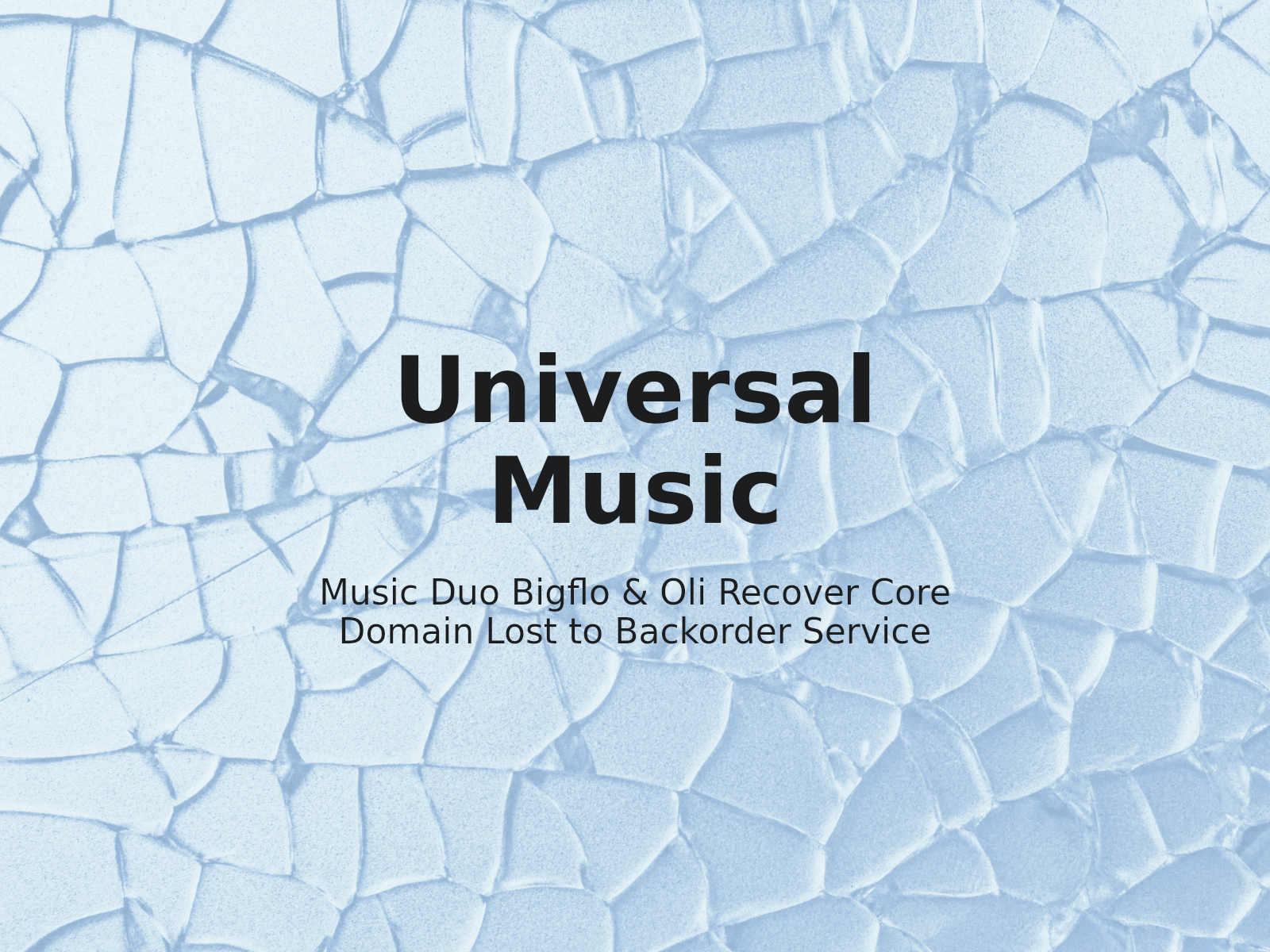 Music Duo Bigflo & Oli Recover Core Domain Lost to Backorder Service