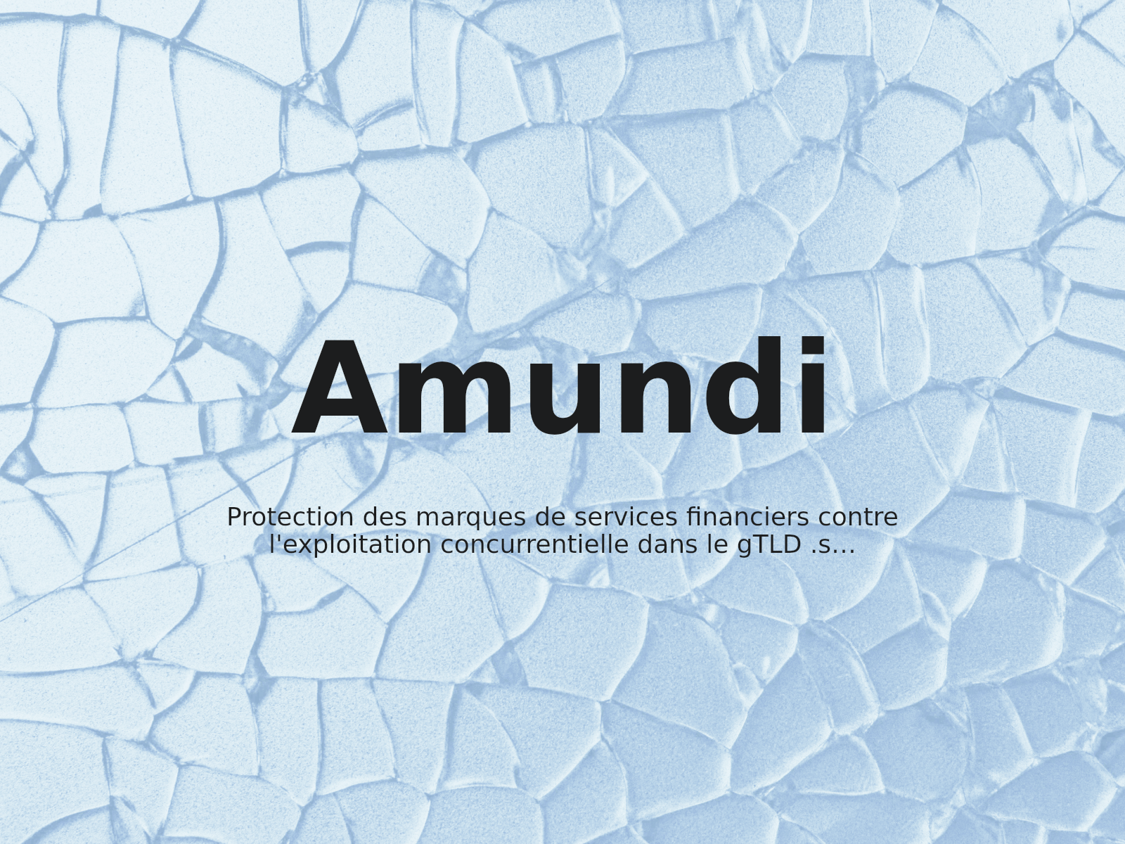 Protection des marques de services financiers contre l’exploitation concurrentielle dans le gTLD .shop