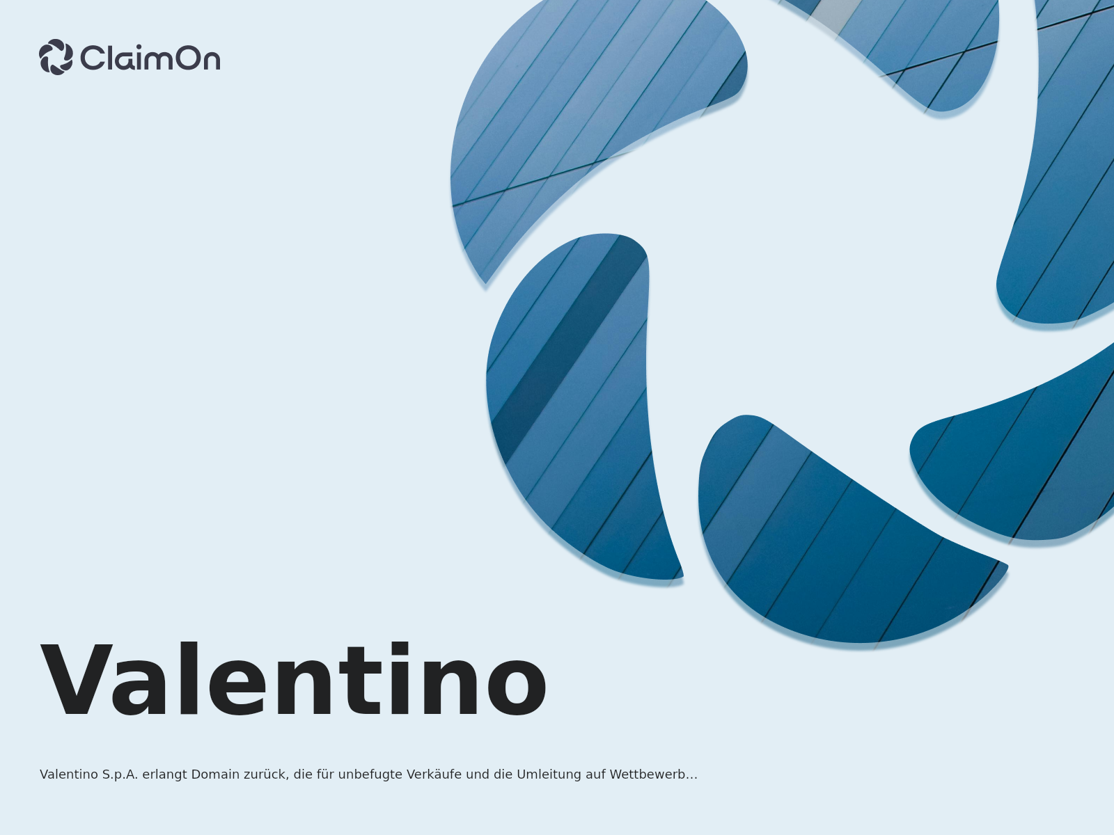 Valentino S.p.A. erlangt Domain zurück, die für unbefugte Verkäufe und die Umleitung auf Wettbewerber genutzt wurde