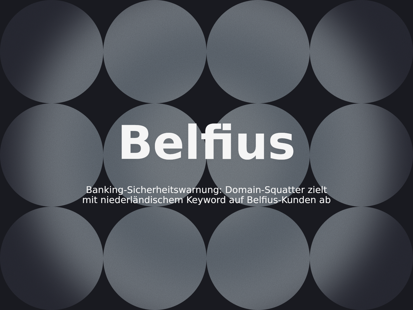 Banking-Sicherheitswarnung: Domain-Squatter zielt mit niederländischem Keyword auf Belfius-Kunden ab