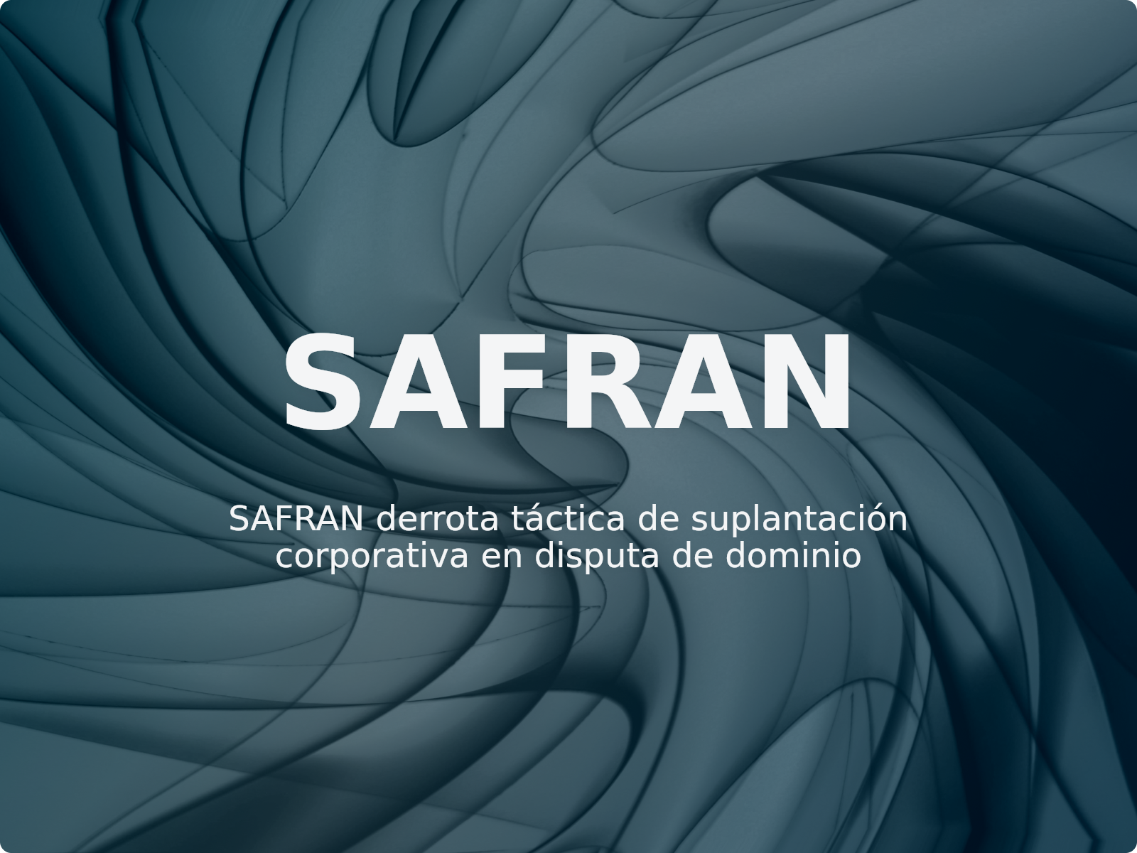 SAFRAN derrota táctica de suplantación corporativa en disputa de dominio