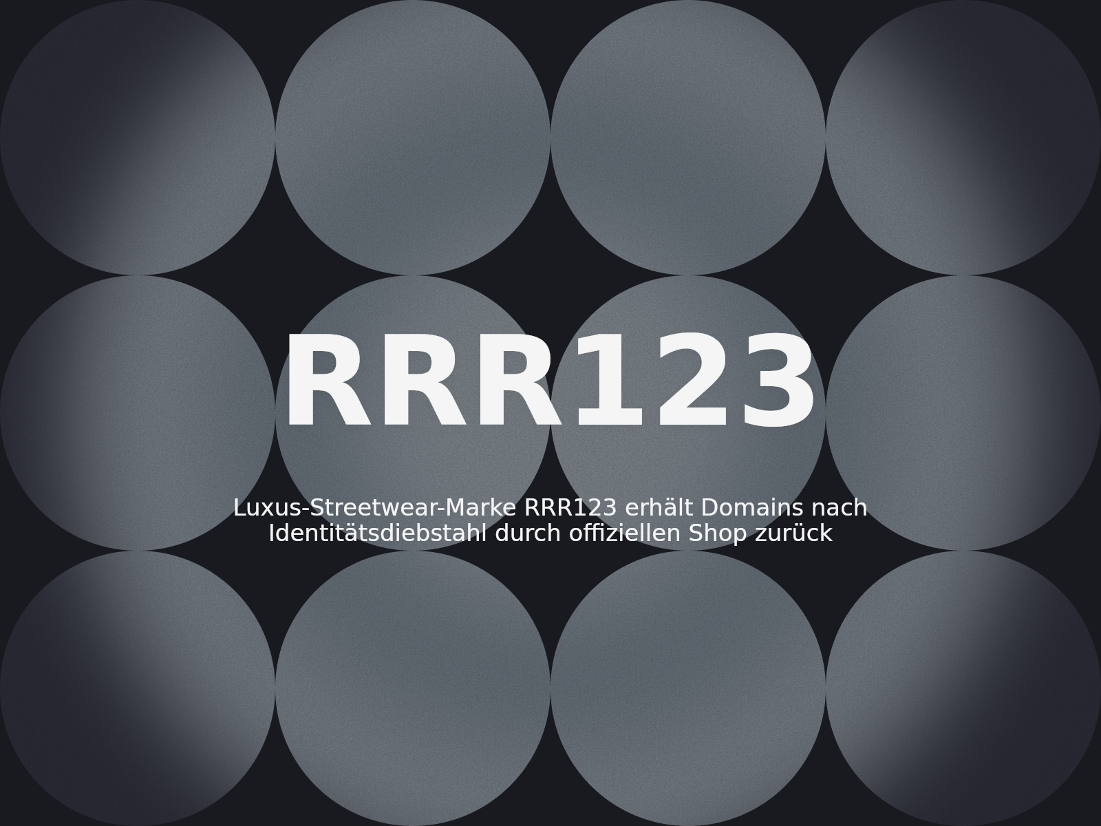 Luxus-Streetwear-Marke RRR123 erhält Domains nach Identitätsdiebstahl durch offiziellen Shop zurück