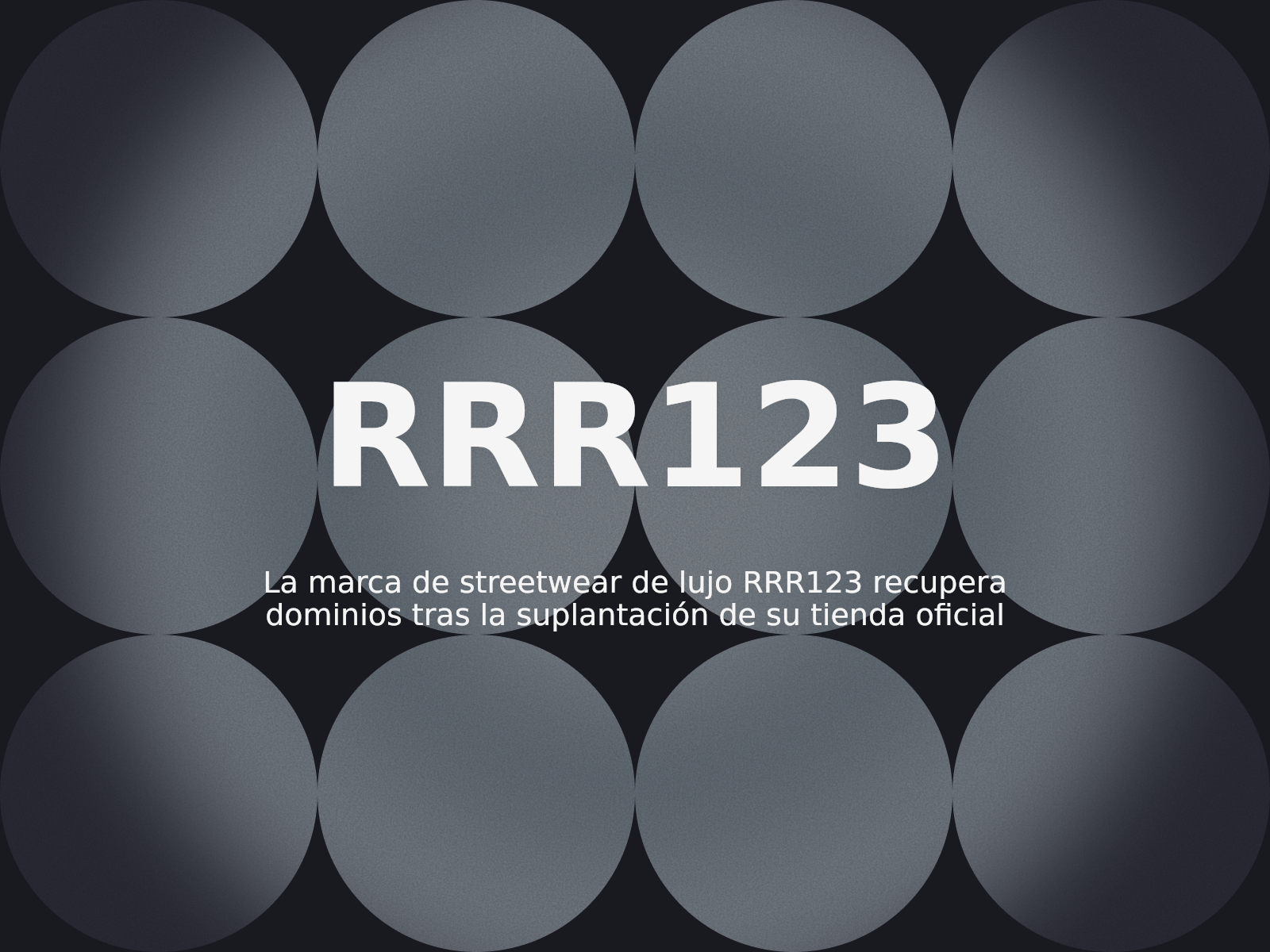 La marca de streetwear de lujo RRR123 recupera dominios tras la suplantación de su tienda oficial
