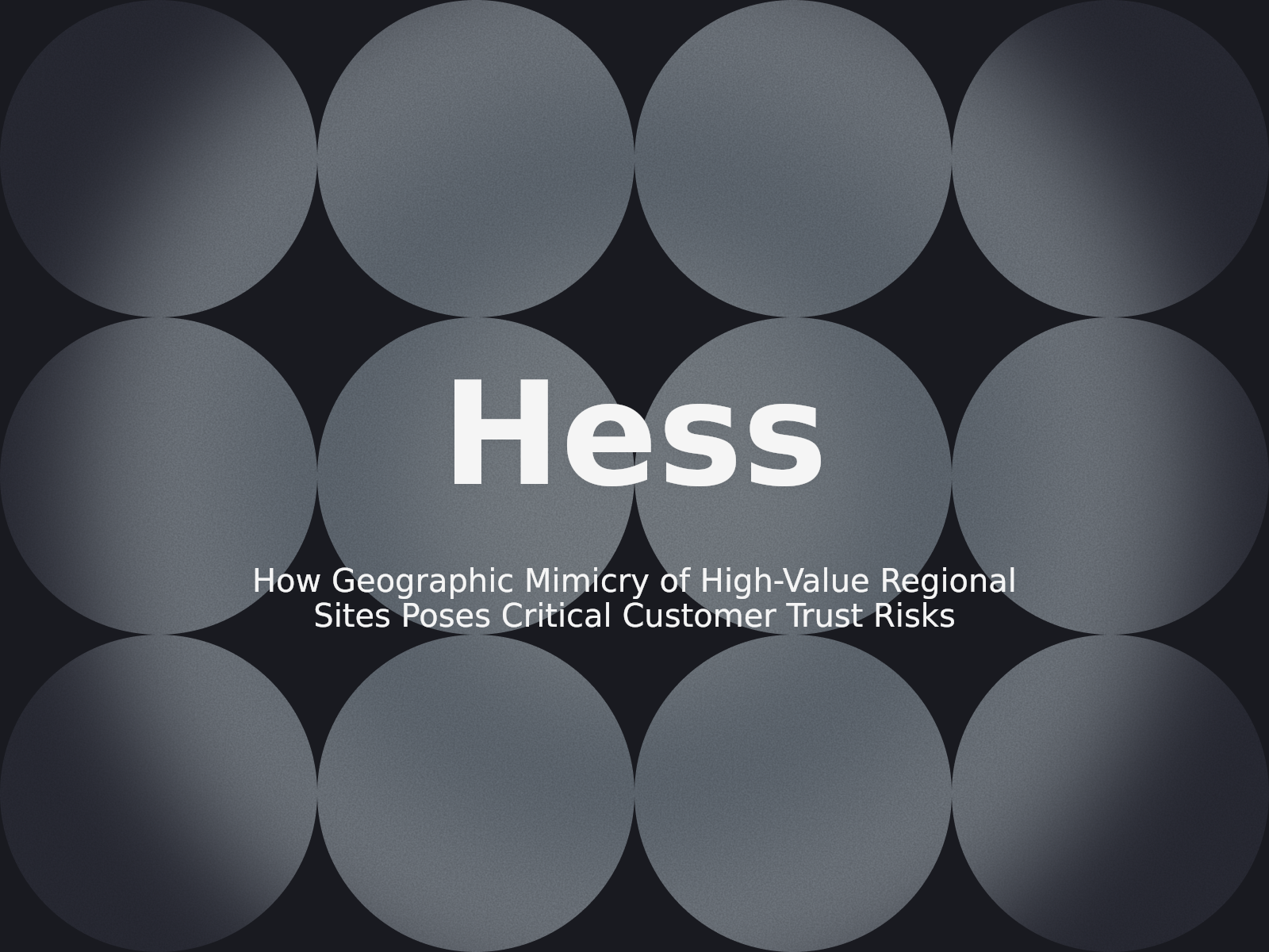 How Geographic Mimicry of High-Value Regional Sites Poses Critical Customer Trust Risks