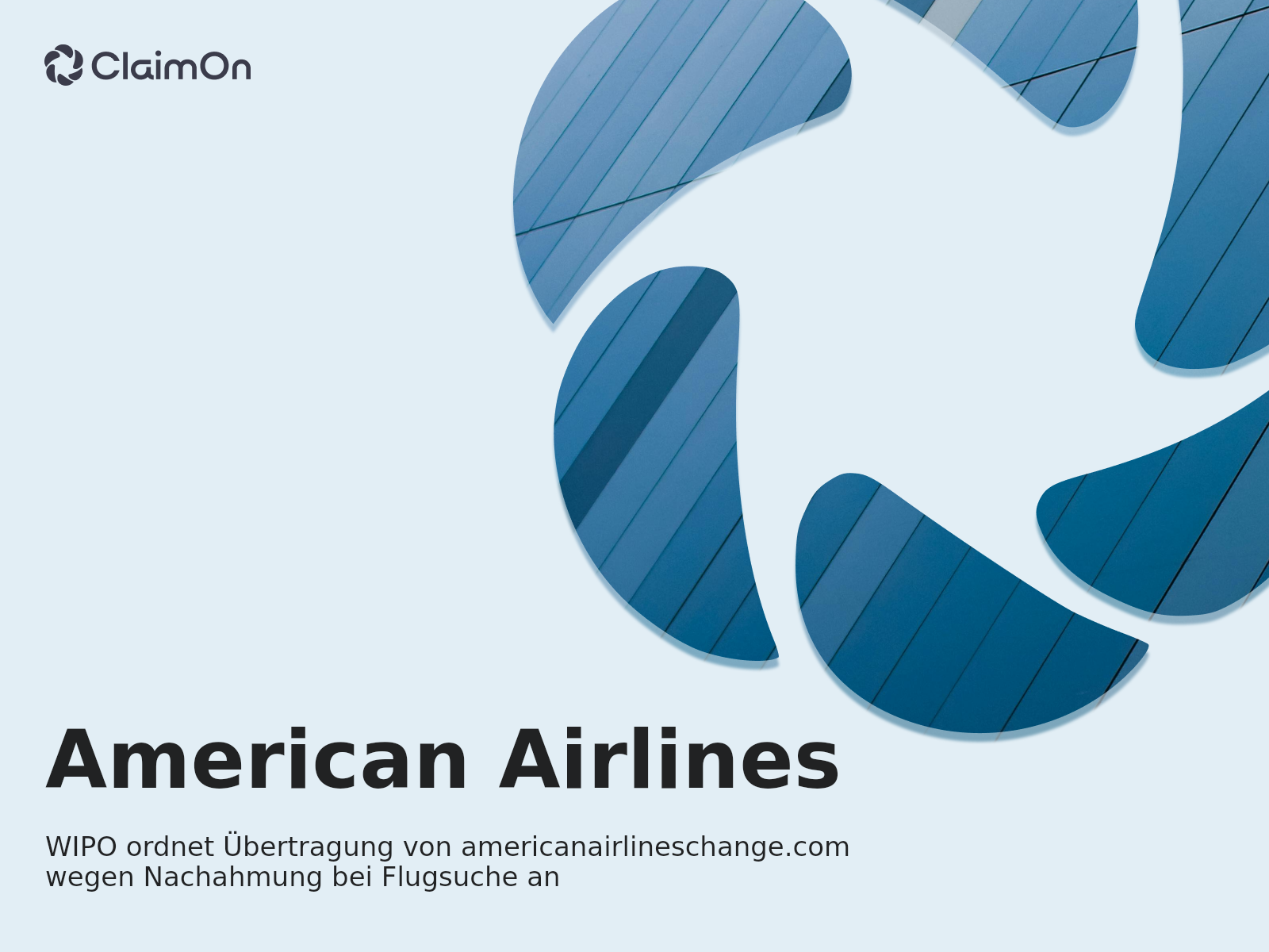 WIPO ordnet Übertragung von americanairlineschange.com wegen Nachahmung bei Flugsuche an