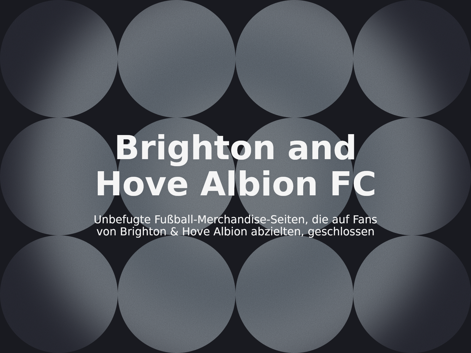 Unbefugte Fußball-Merchandise-Seiten, die auf Fans von Brighton & Hove Albion abzielten, geschlossen