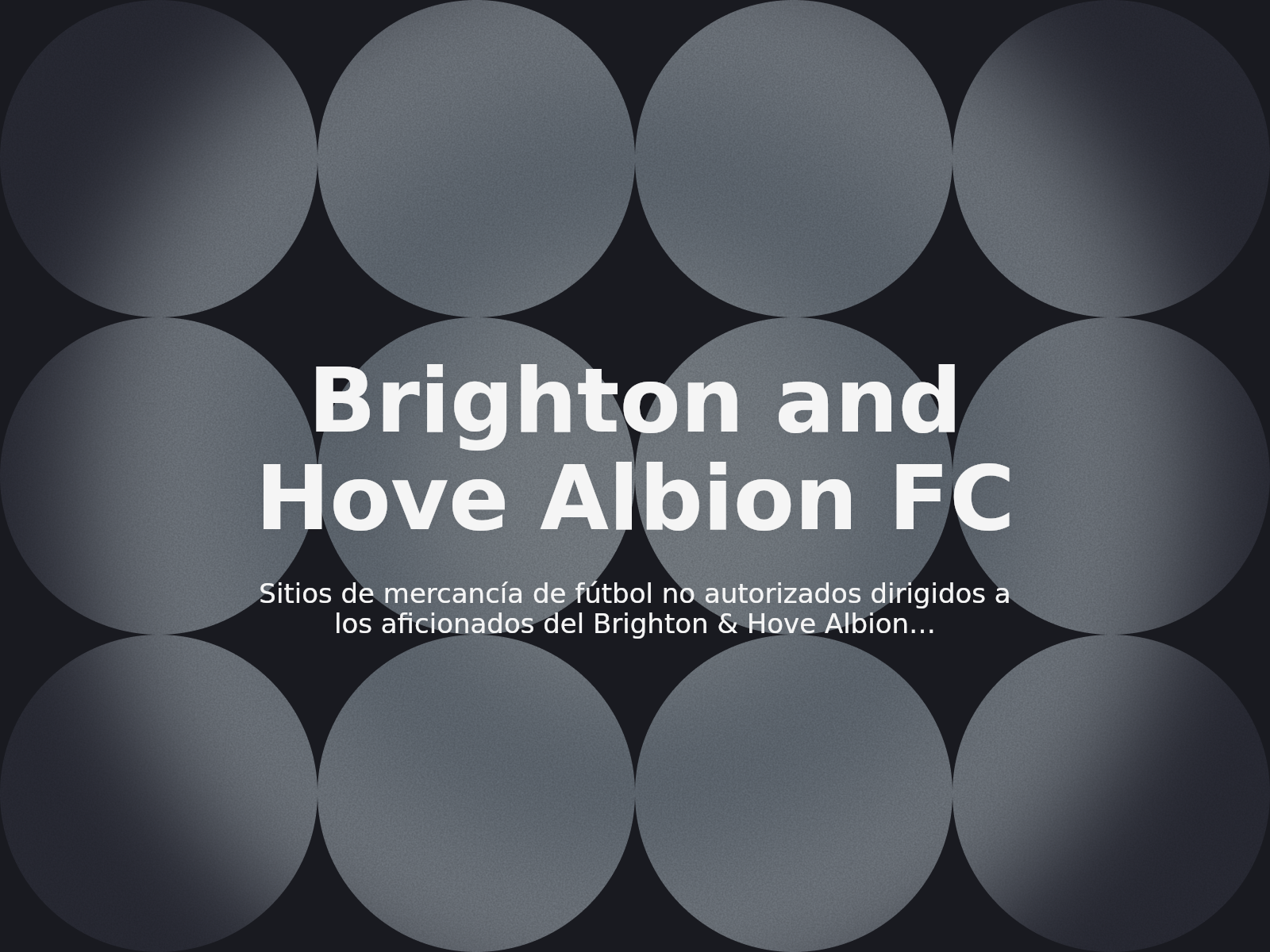 Sitios de mercancía de fútbol no autorizados dirigidos a los aficionados del Brighton & Hove Albion son cerrados