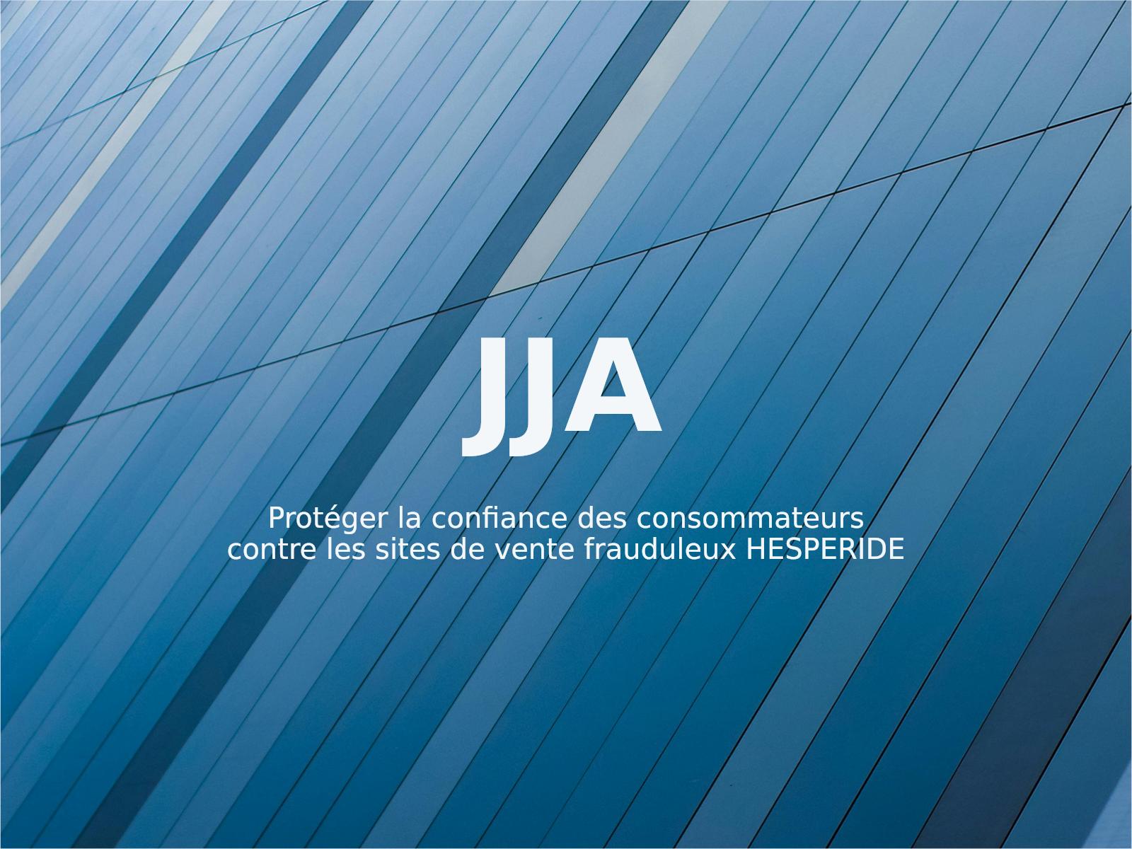 Protéger la confiance des consommateurs contre les sites de vente frauduleux HESPERIDE