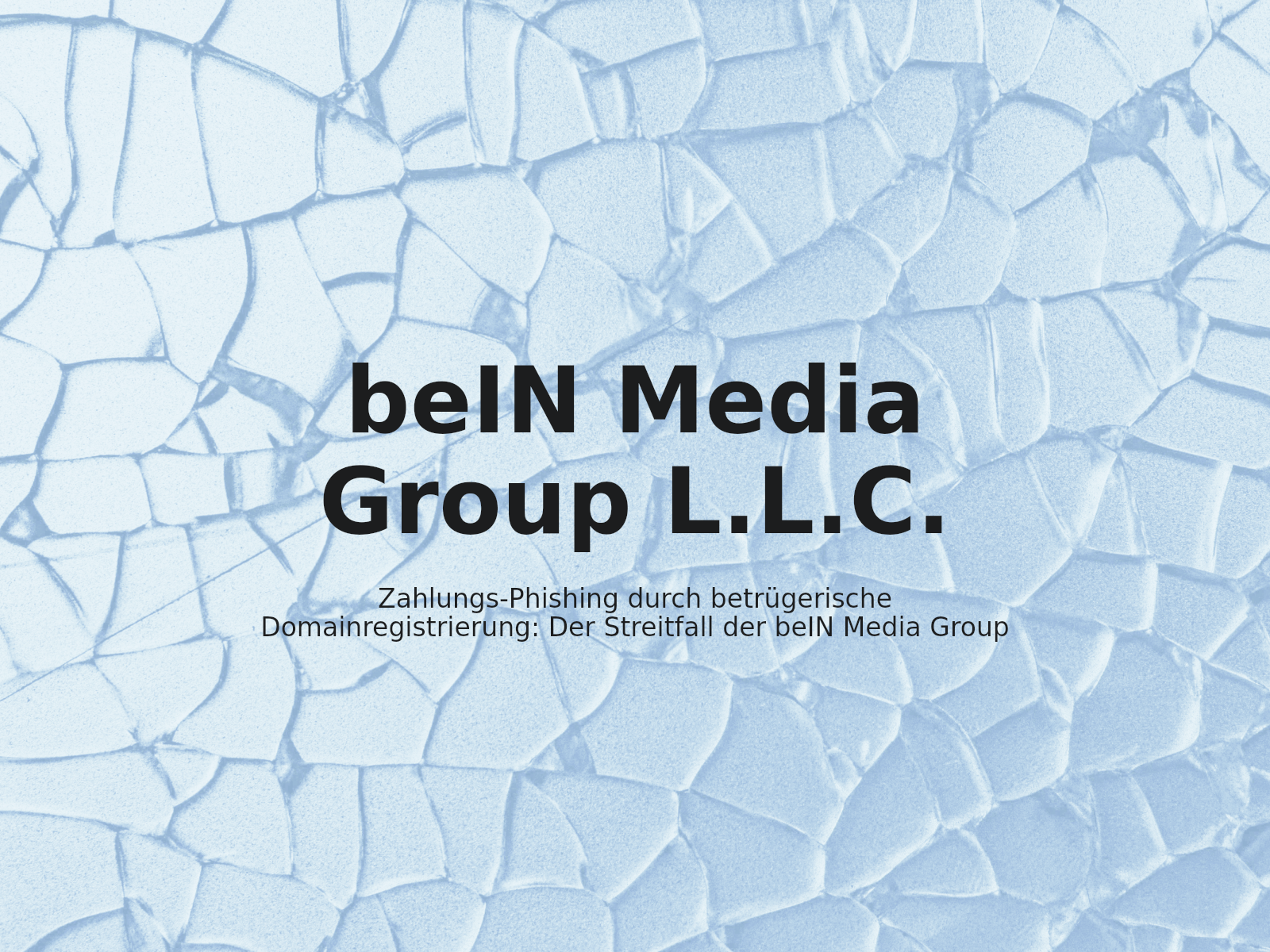 Zahlungs-Phishing durch betrügerische Domainregistrierung: Der Streitfall der beIN Media Group