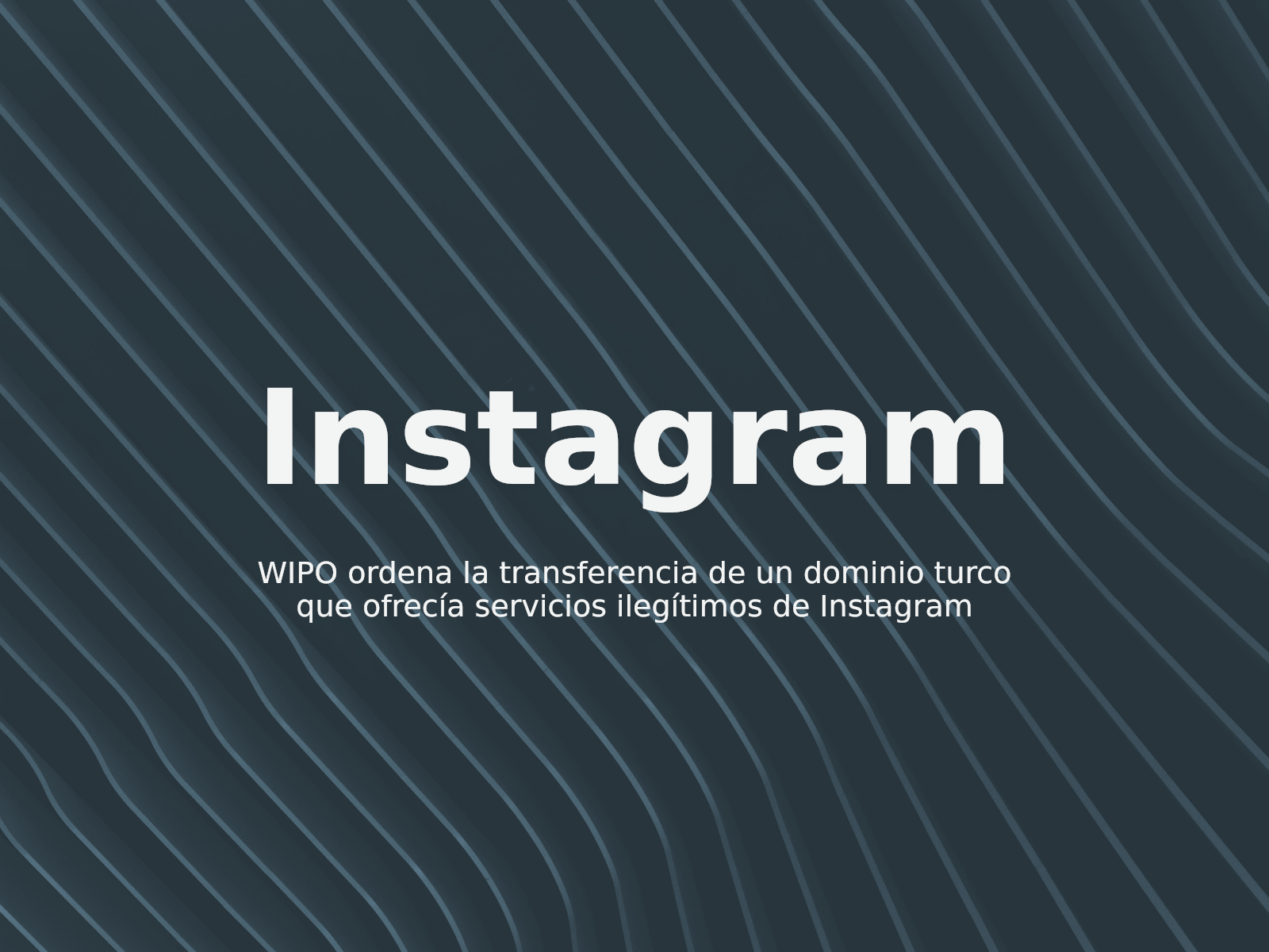 WIPO ordena la transferencia de un dominio turco que ofrecía servicios ilegítimos de Instagram
