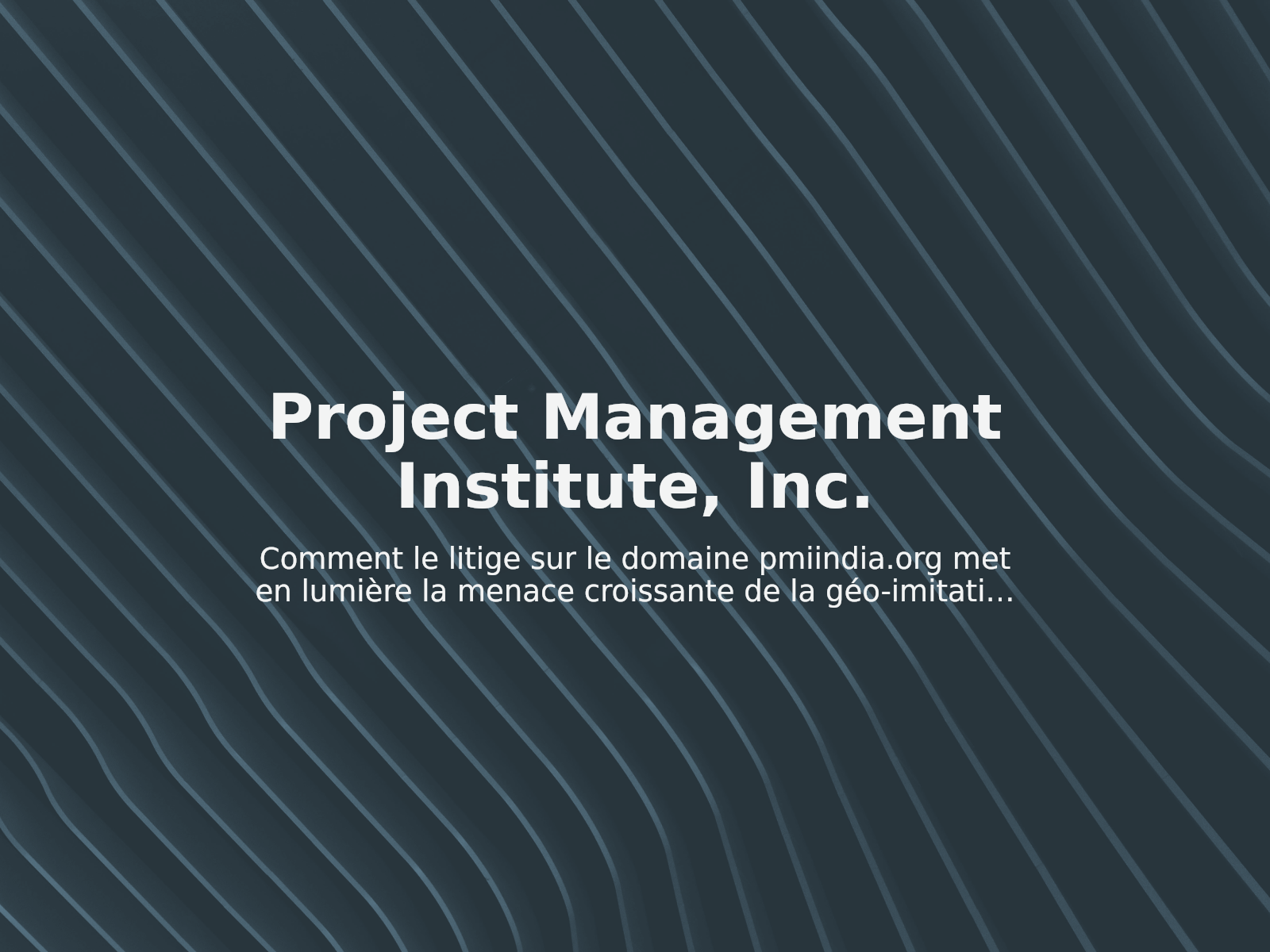Comment le litige sur le domaine pmiindia.org met en lumière la menace croissante de la géo-imitation régionale