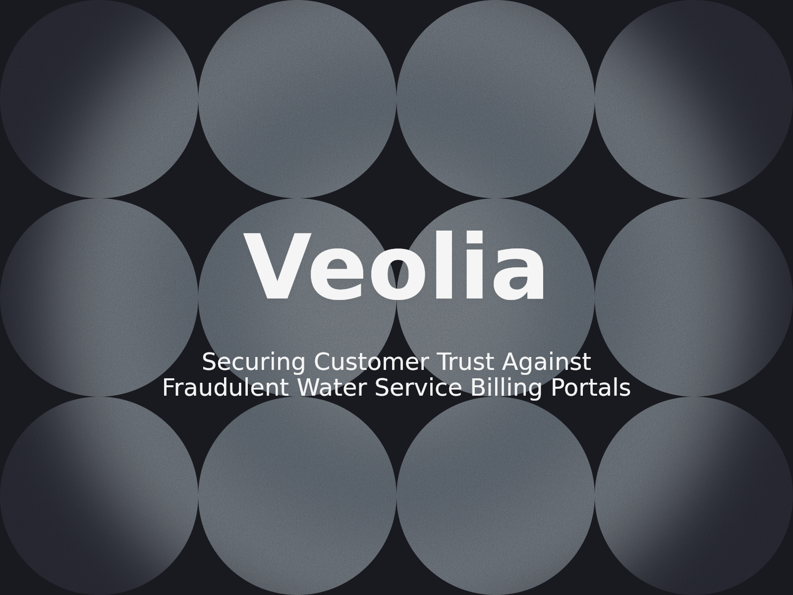 Securing Customer Trust Against Fraudulent Water Service Billing Portals