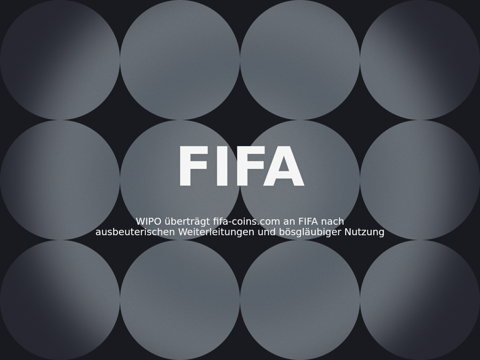 WIPO überträgt fifa-coins.com an FIFA nach ausbeuterischen Weiterleitungen und bösgläubiger Nutzung