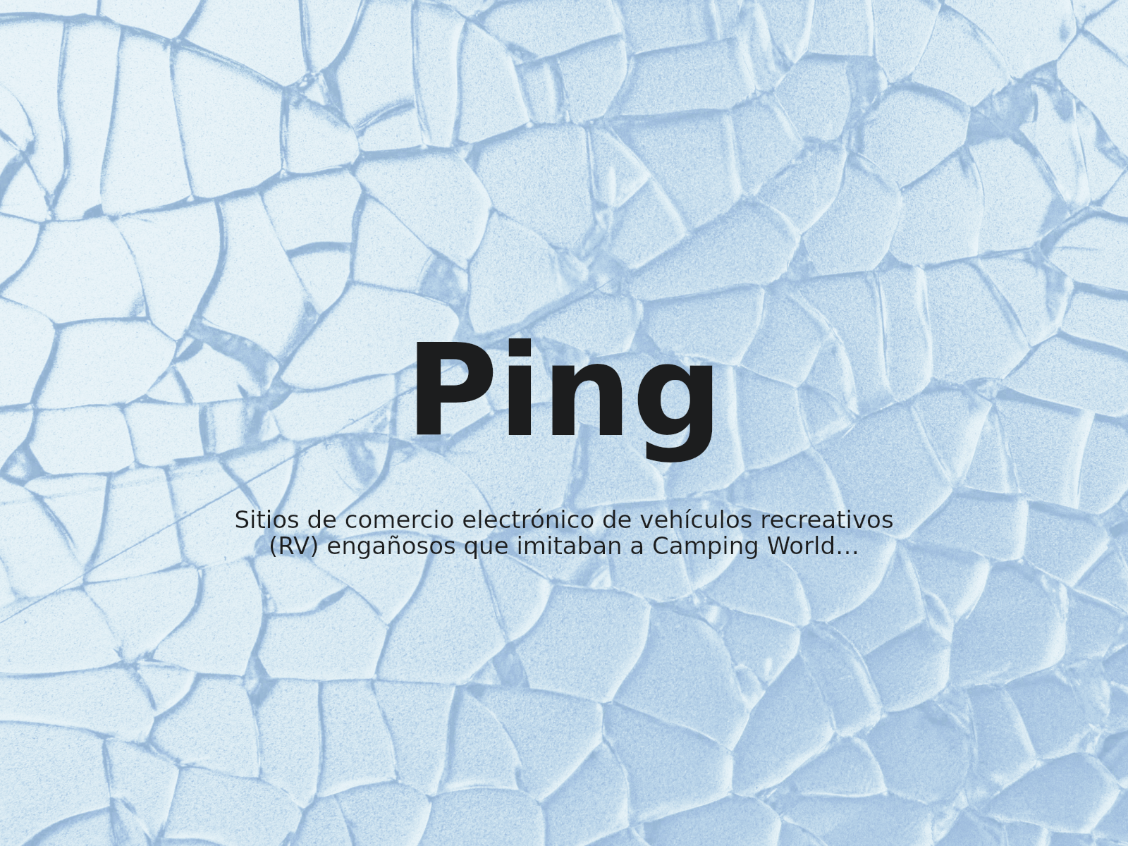 Sitios de comercio electrónico de vehículos recreativos (RV) engañosos que imitaban a Camping World bloqueados por un panel de la WIPO