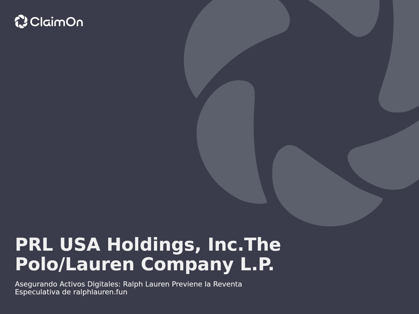 Asegurando Activos Digitales: Ralph Lauren Previene la Reventa Especulativa de ralphlauren.fun