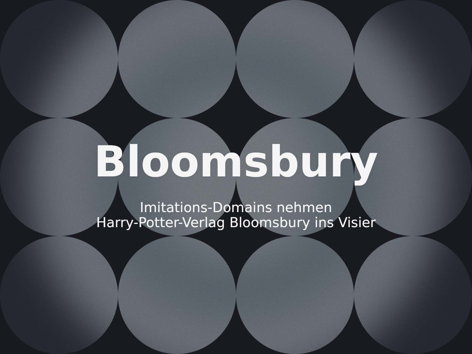 Imitations-Domains nehmen Harry-Potter-Verlag Bloomsbury ins Visier