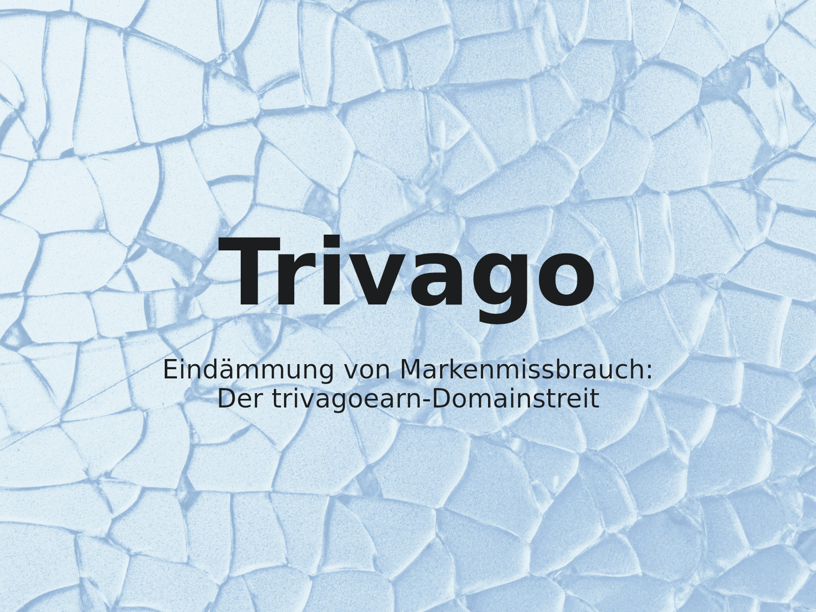 Eindämmung von Markenmissbrauch: Der trivagoearn-Domainstreit