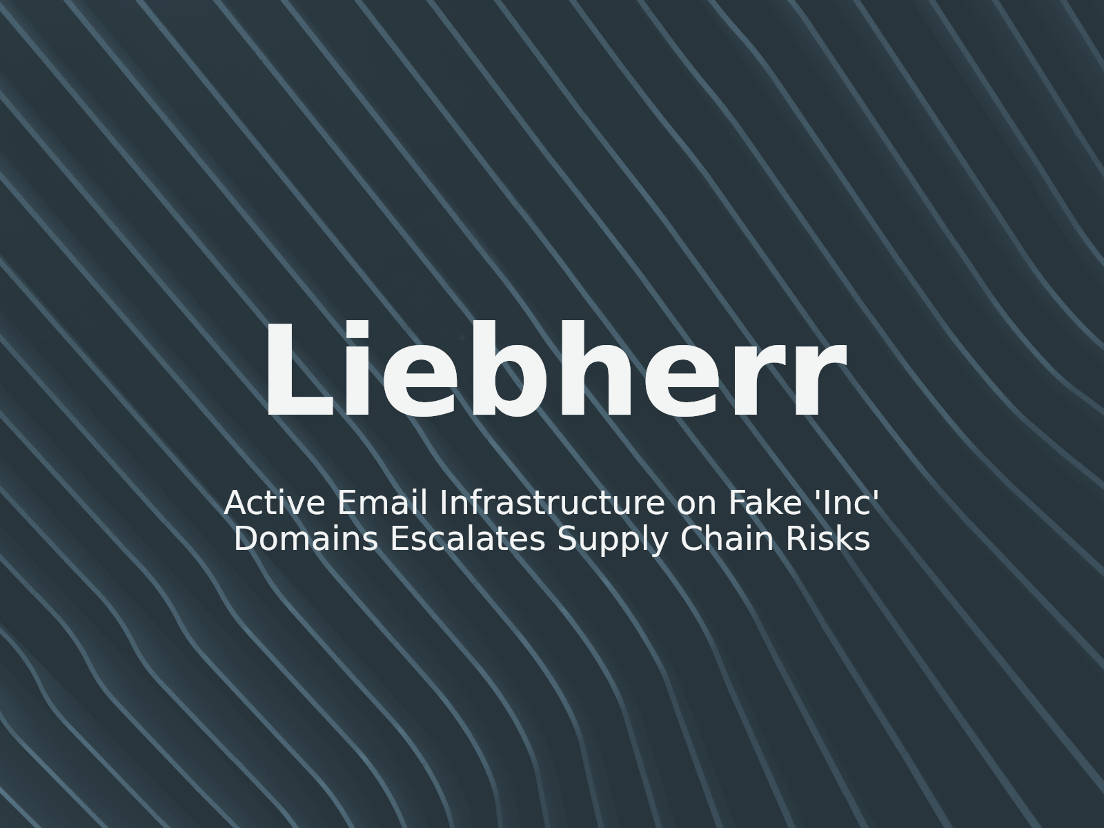 Active Email Infrastructure on Fake ‘Inc’ Domains Escalates Supply Chain Risks