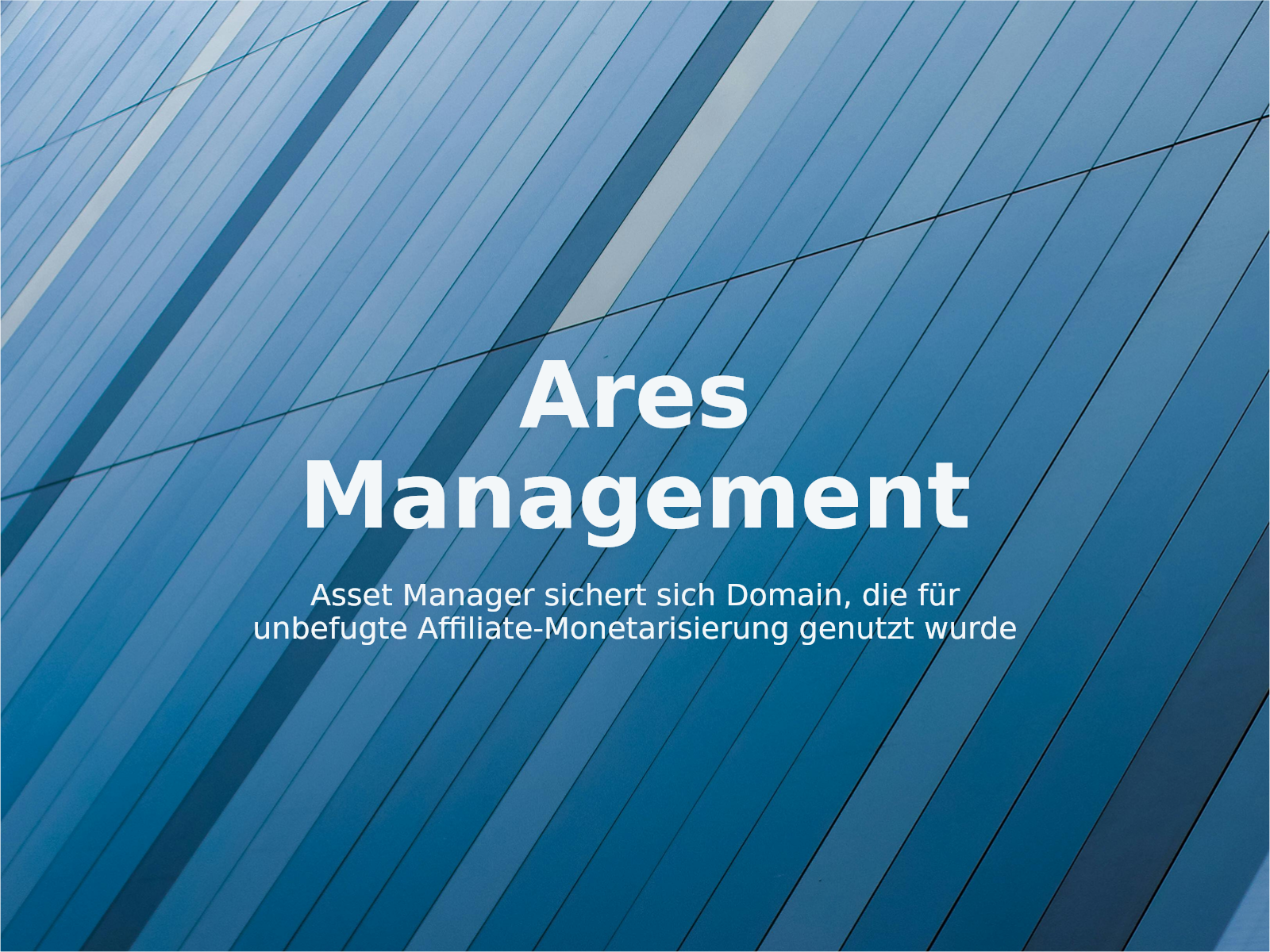 Asset Manager sichert sich Domain, die für unbefugte Affiliate-Monetarisierung genutzt wurde